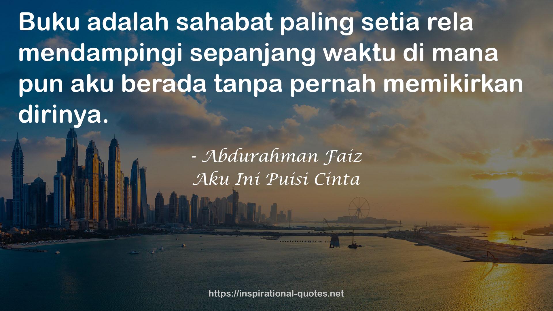 Aku Ini Puisi Cinta QUOTES