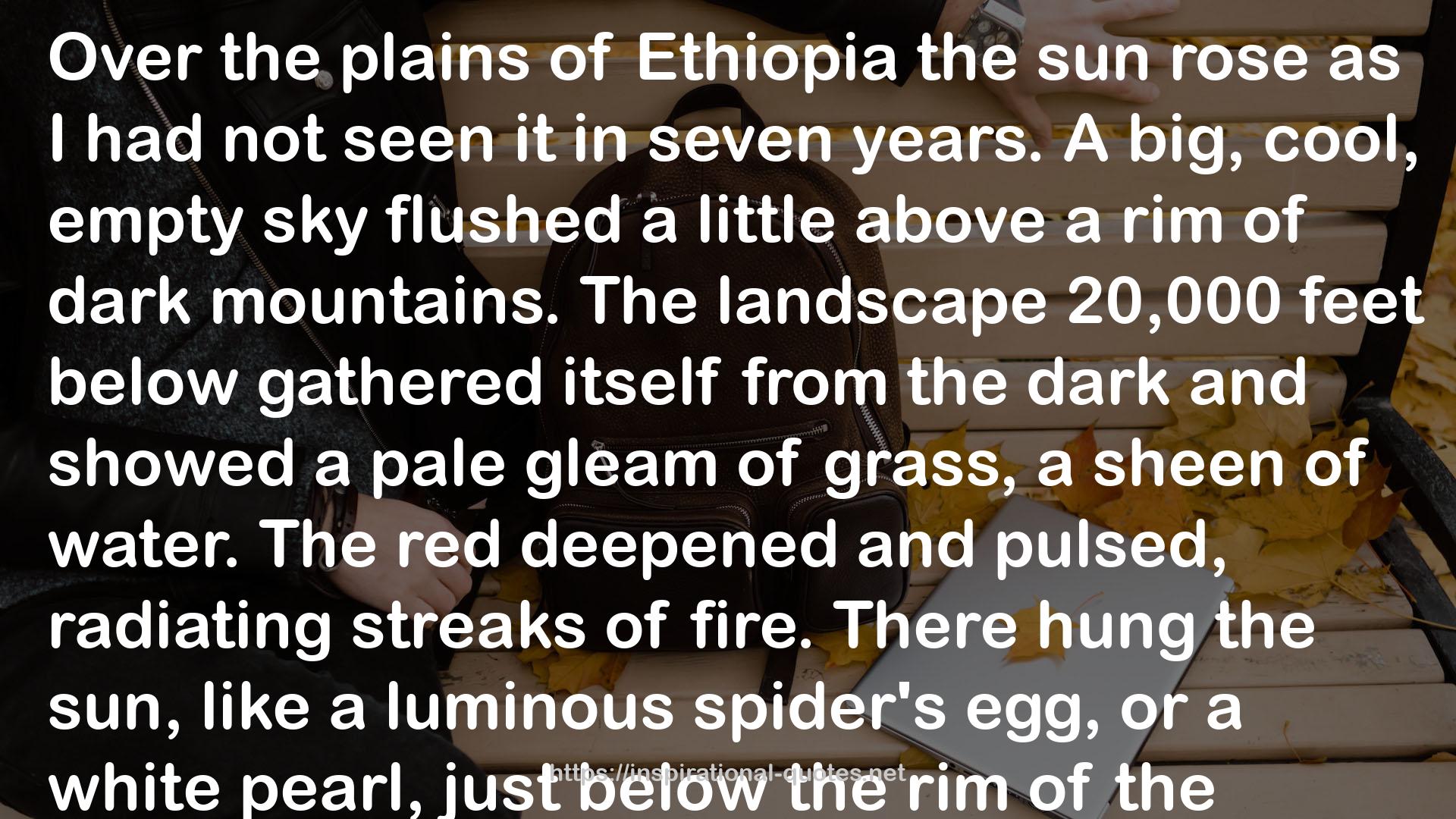 Ethiopia  QUOTES