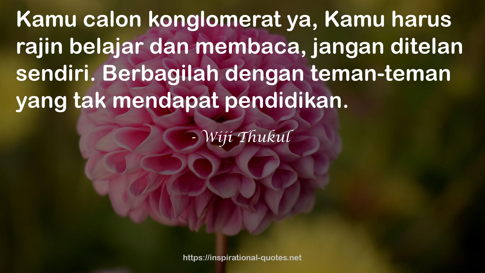 Wiji Thukul QUOTES