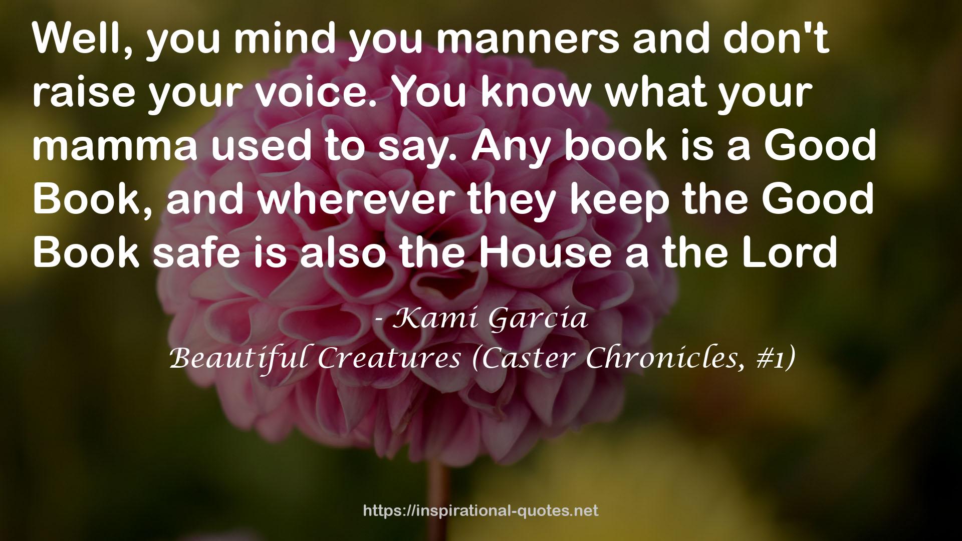 Beautiful Creatures (Caster Chronicles, #1) QUOTES