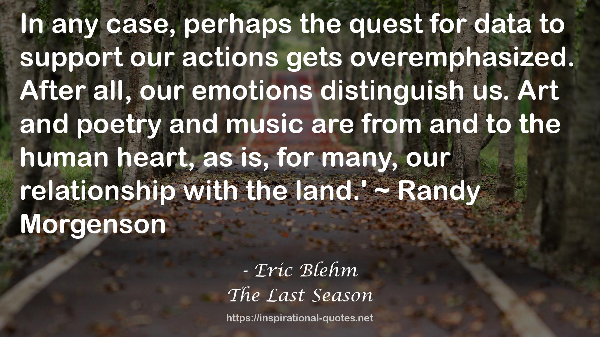 Eric Blehm QUOTES