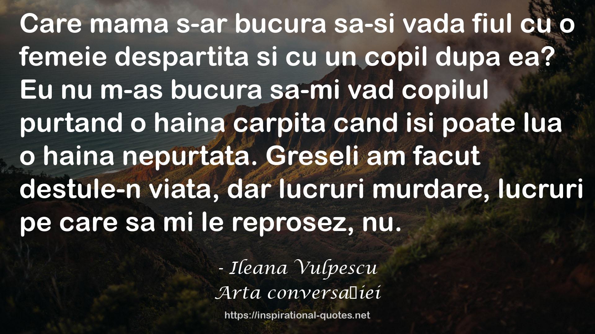 Ileana Vulpescu QUOTES