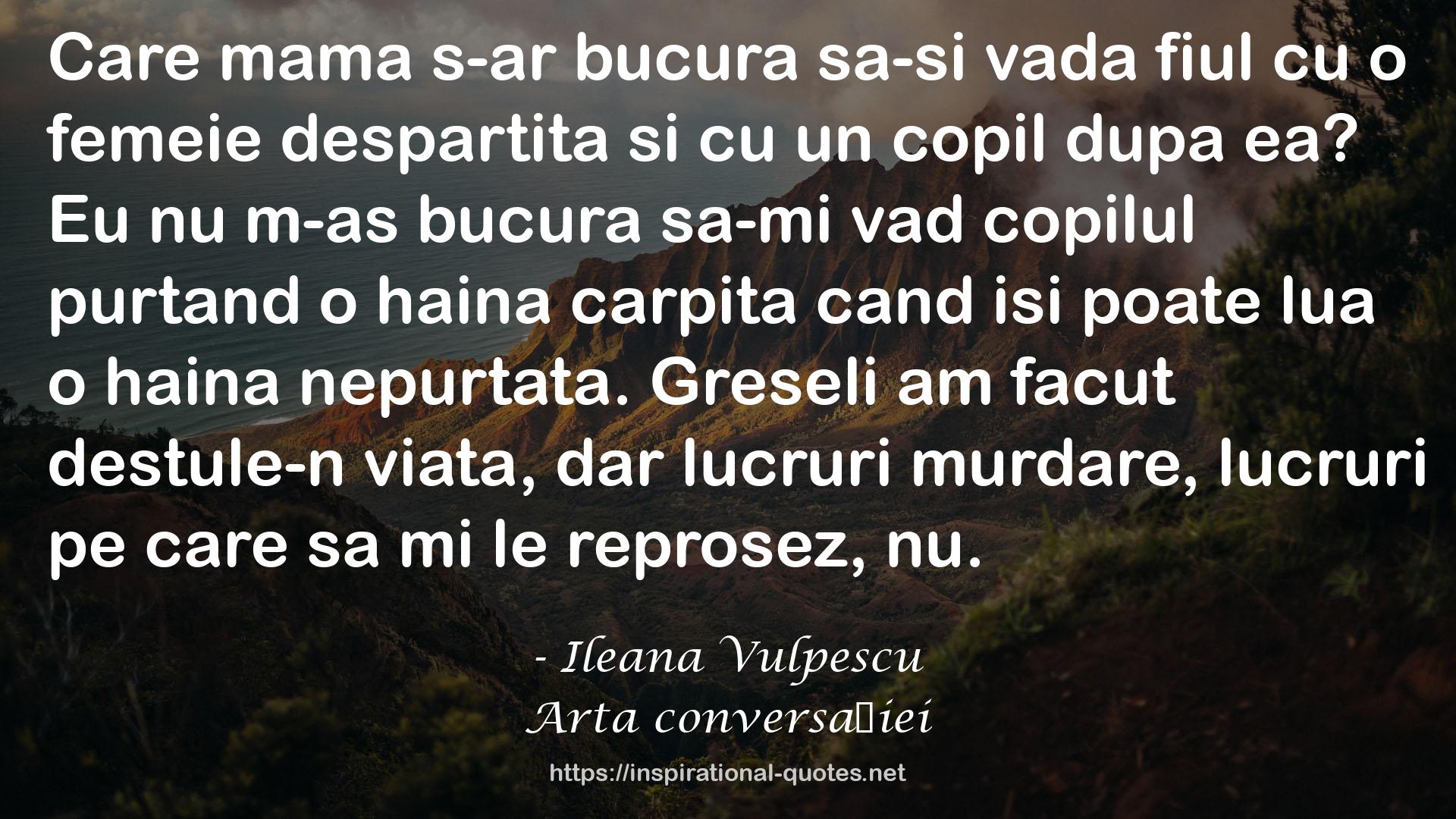 Arta conversației QUOTES