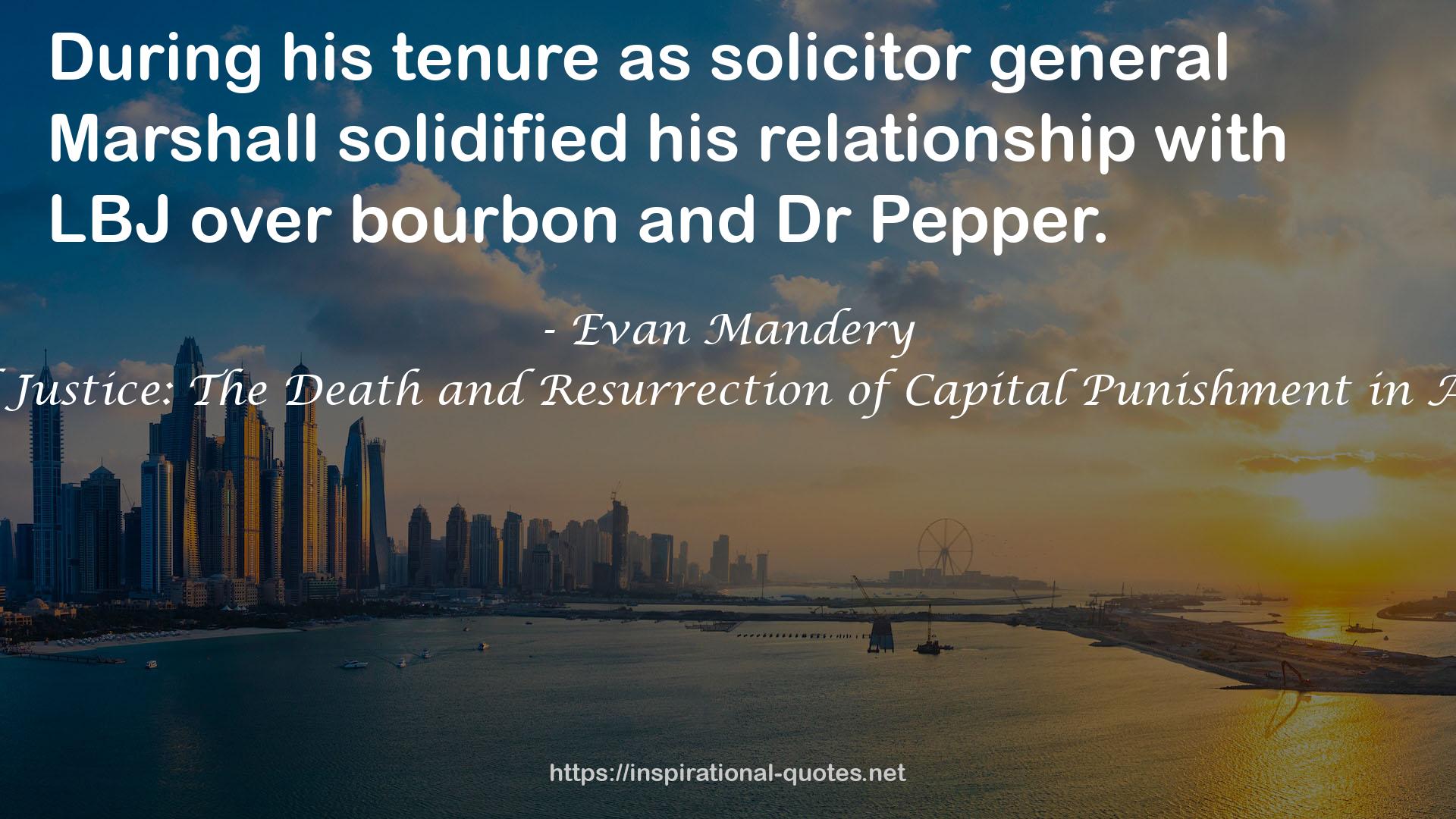 A Wild Justice: The Death and Resurrection of Capital Punishment in America QUOTES