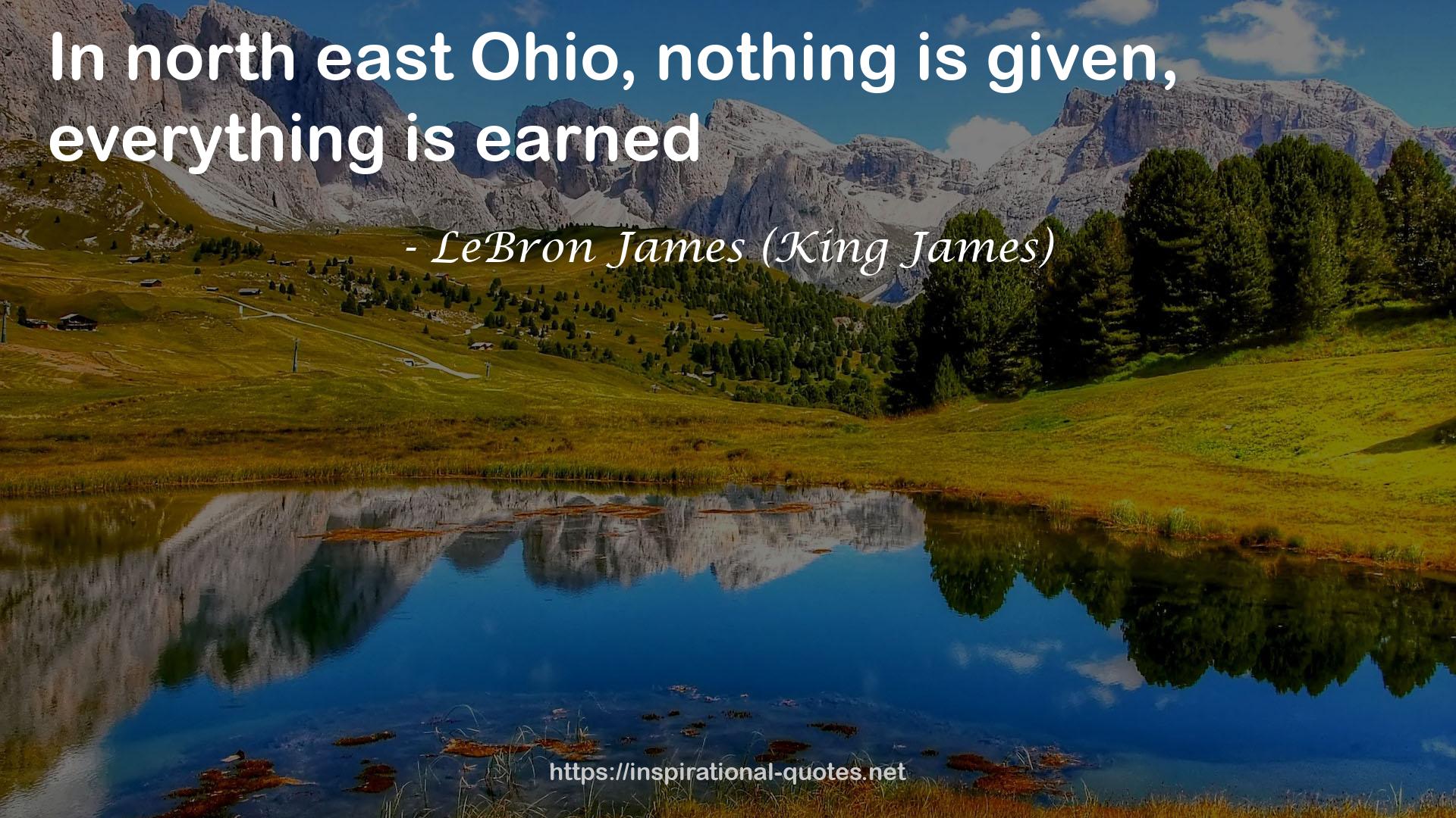 LeBron James (King James) QUOTES