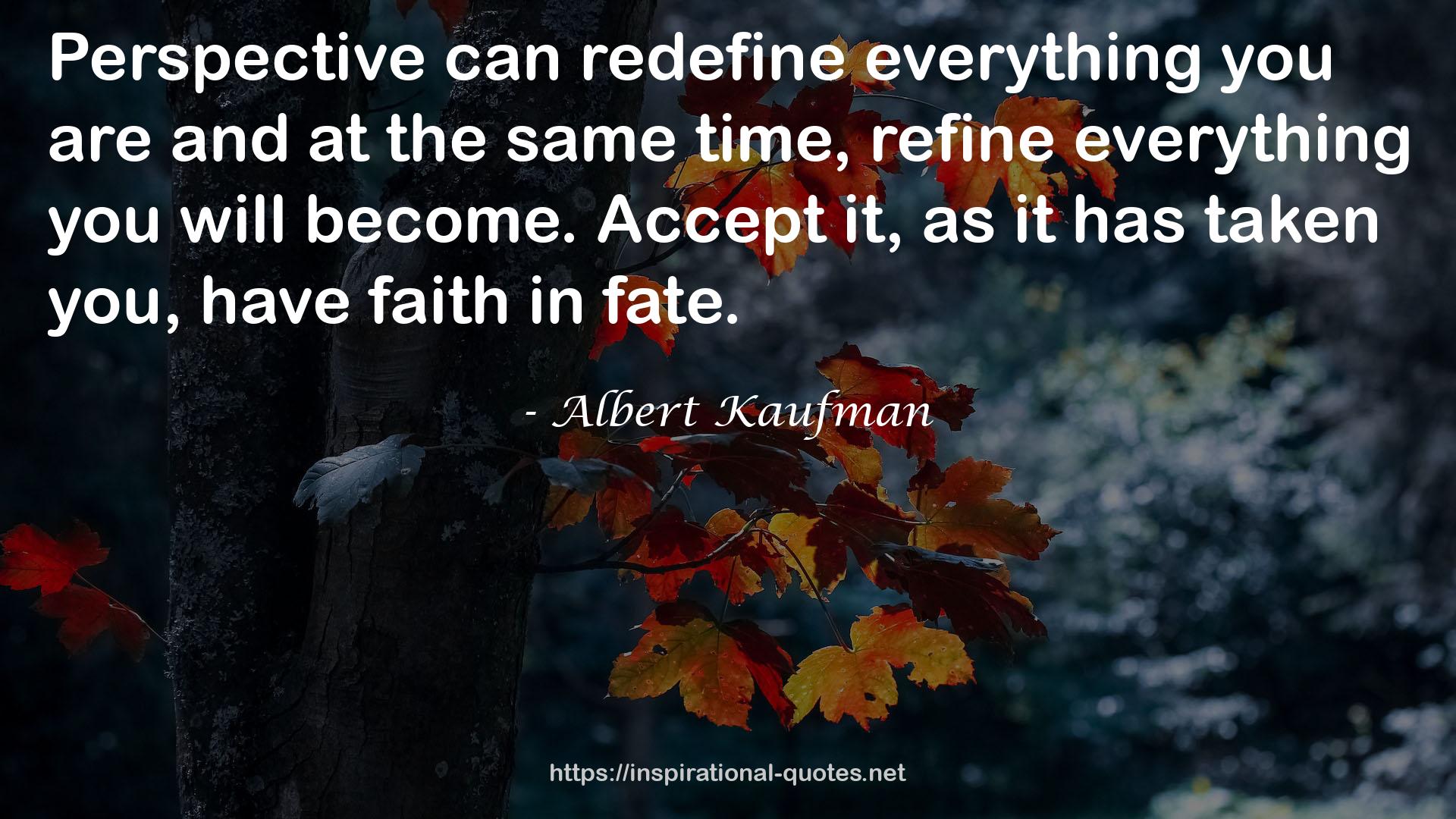 Albert Kaufman QUOTES