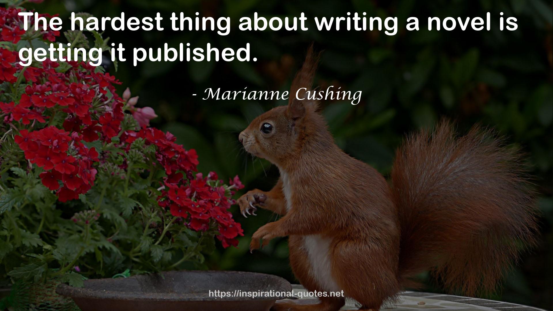 Marianne Cushing QUOTES