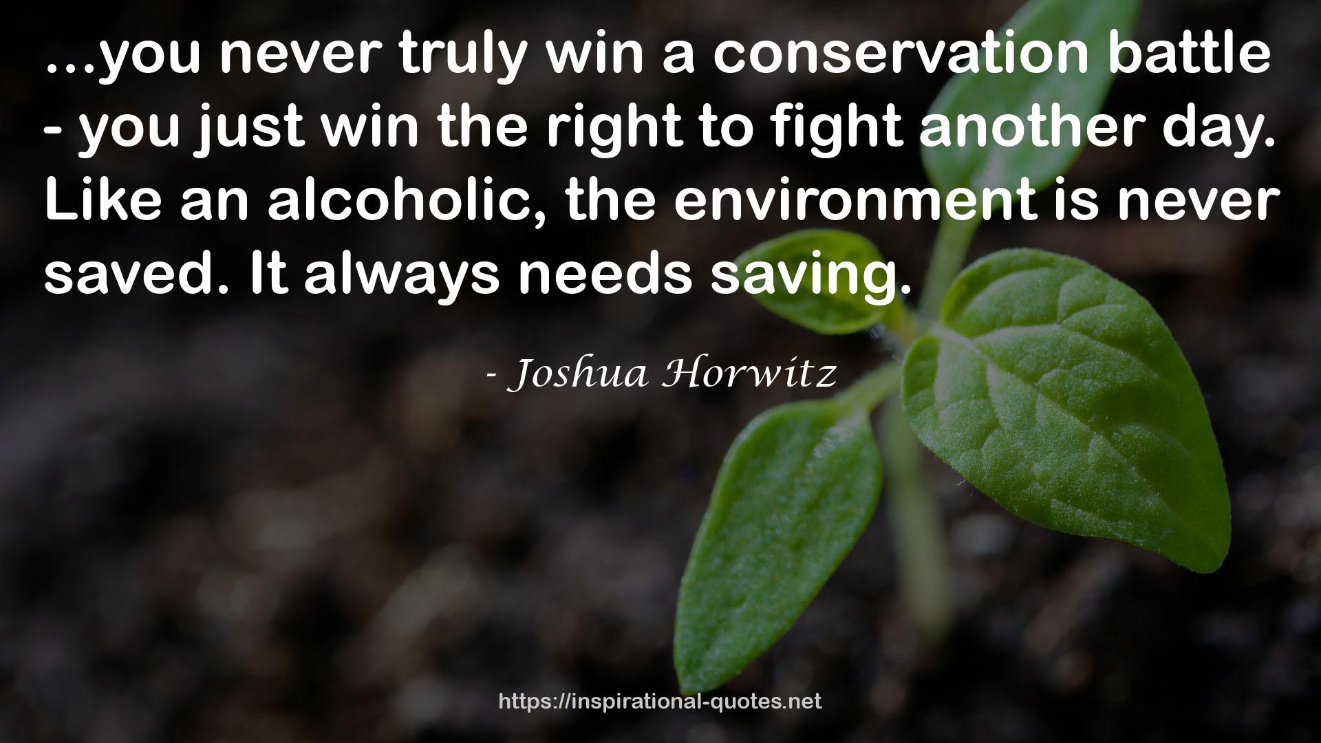 Joshua Horwitz QUOTES