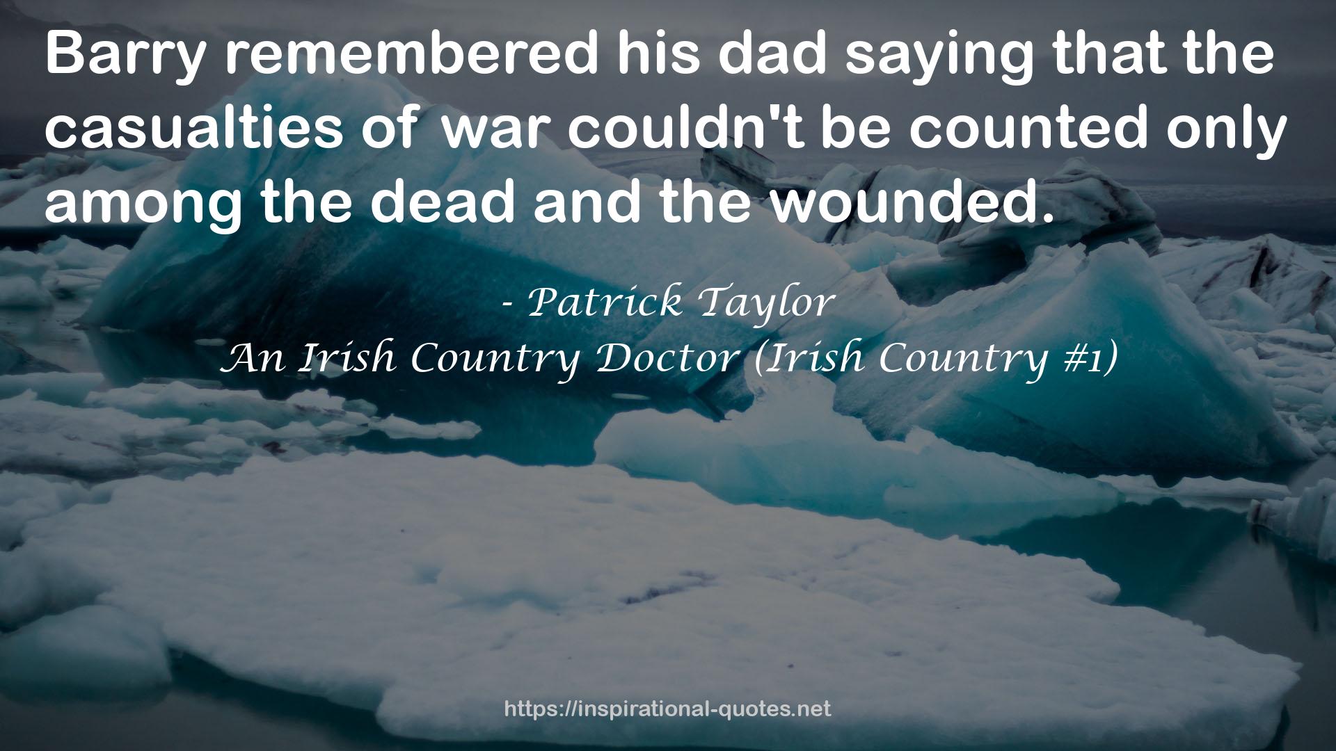 Patrick Taylor QUOTES