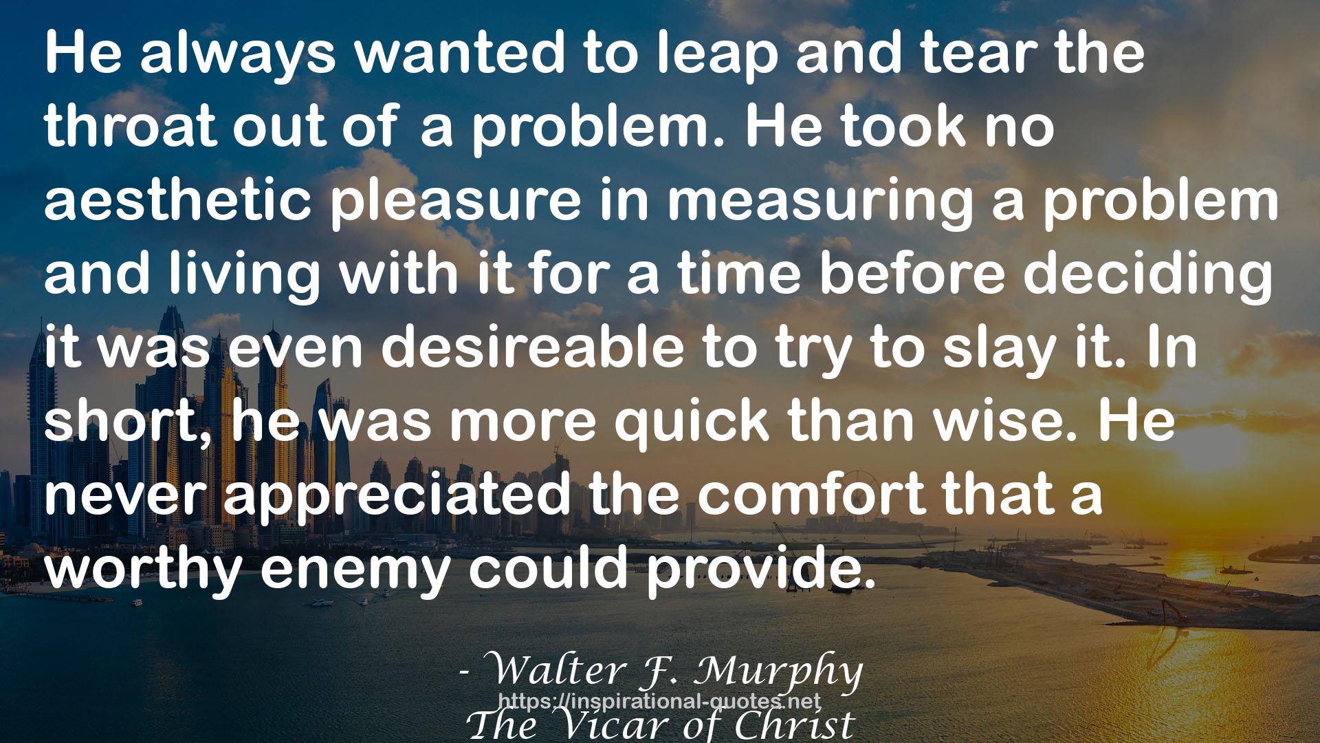 Walter F. Murphy QUOTES