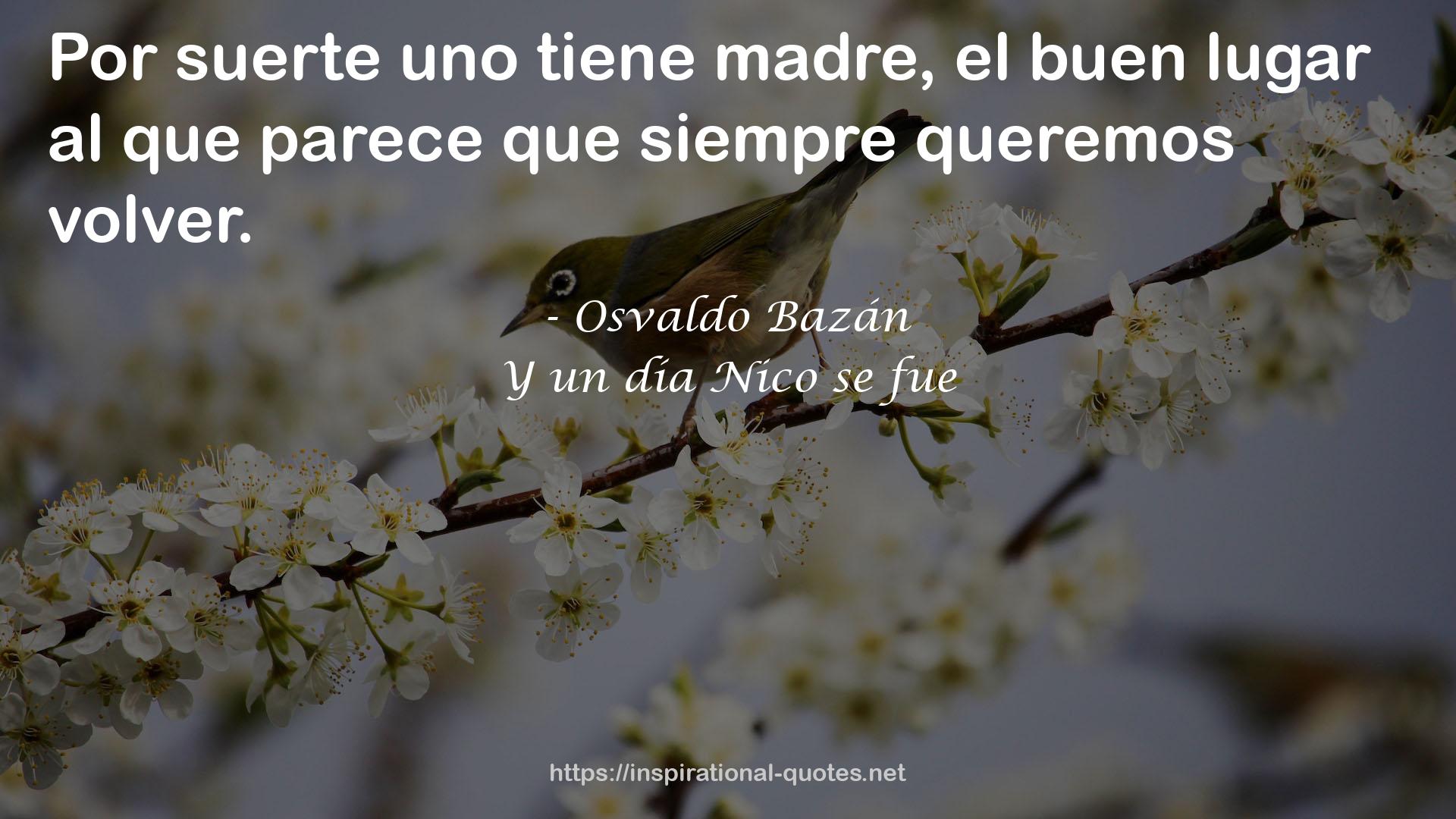 Osvaldo Bazán QUOTES