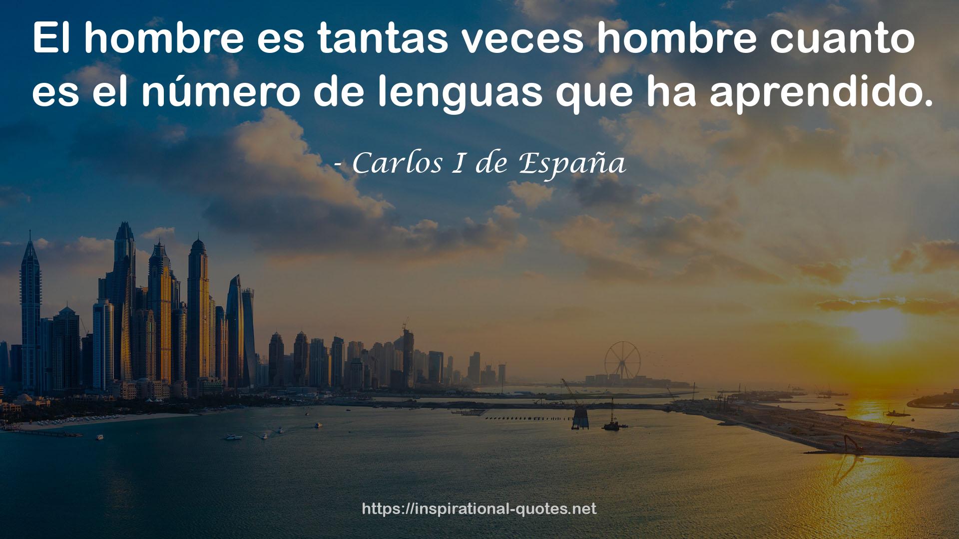 Carlos I de España QUOTES