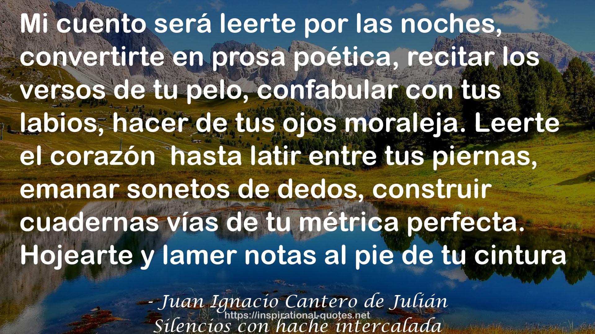 Juan Ignacio Cantero de Julián QUOTES