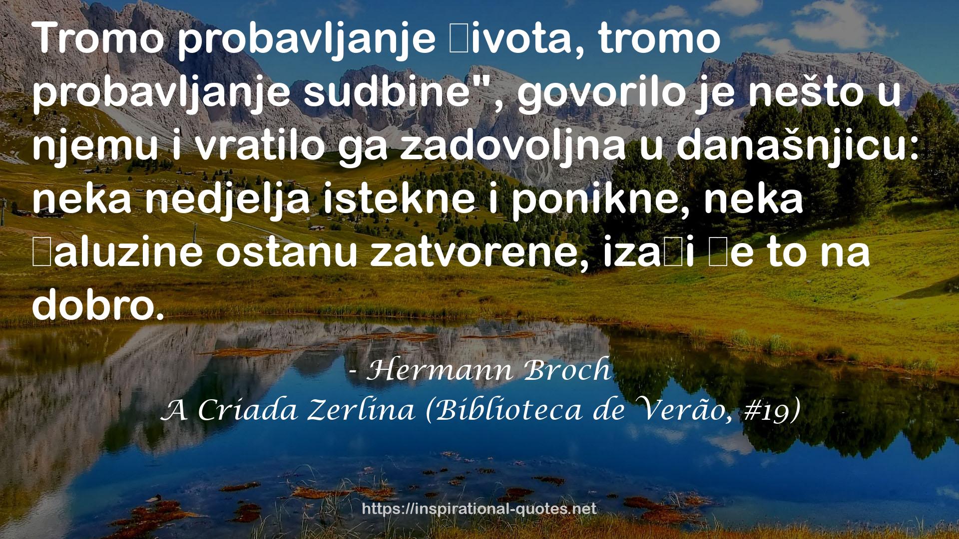 A Criada Zerlina (Biblioteca de Verão, #19) QUOTES