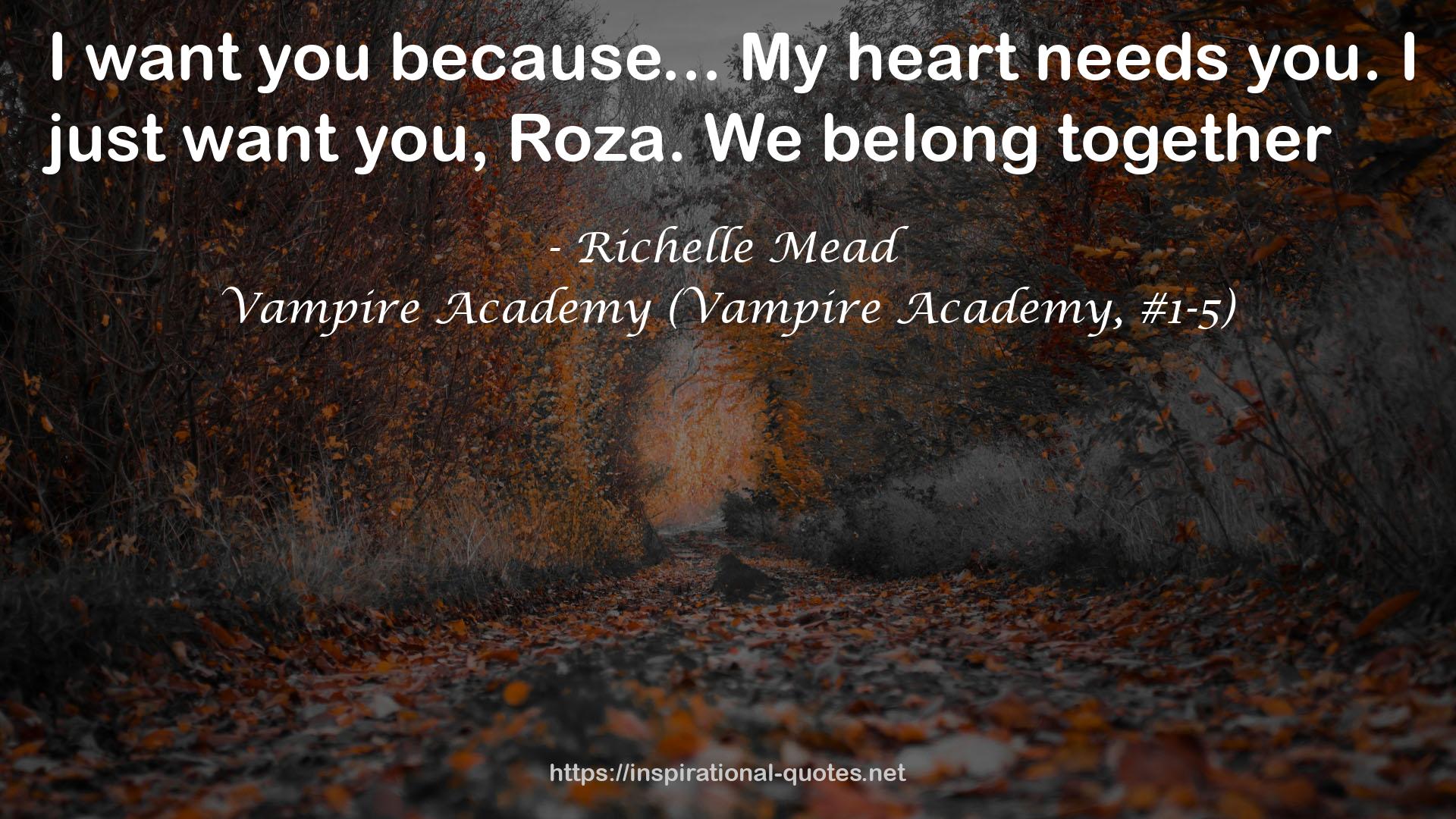 Vampire Academy (Vampire Academy, #1-5) QUOTES