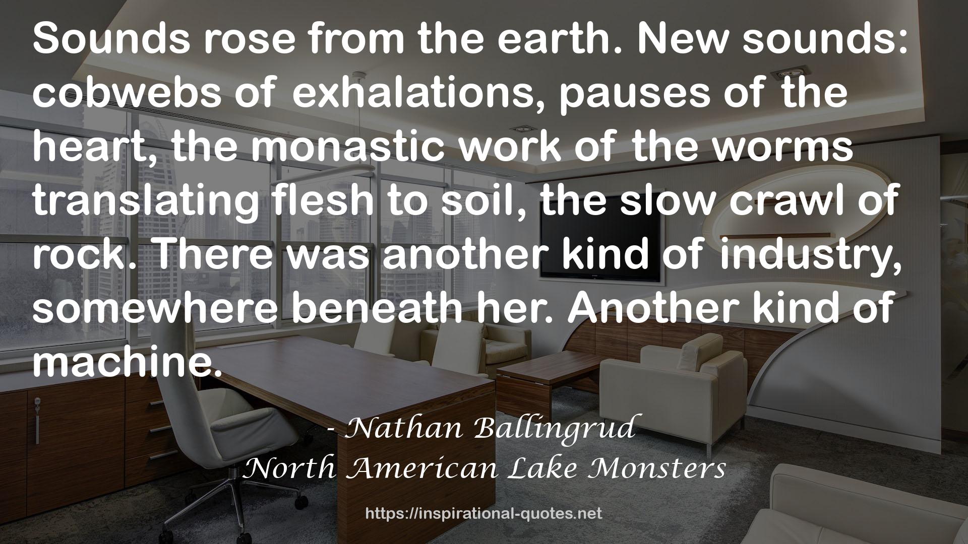 North American Lake Monsters QUOTES