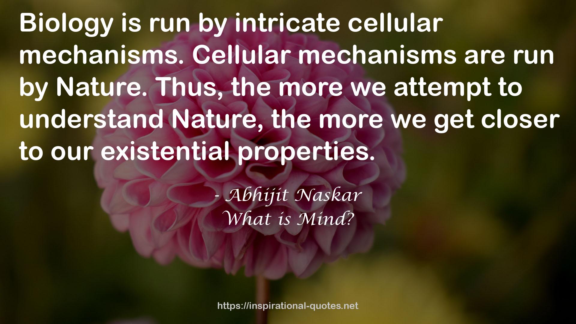 Cellular mechanisms  QUOTES