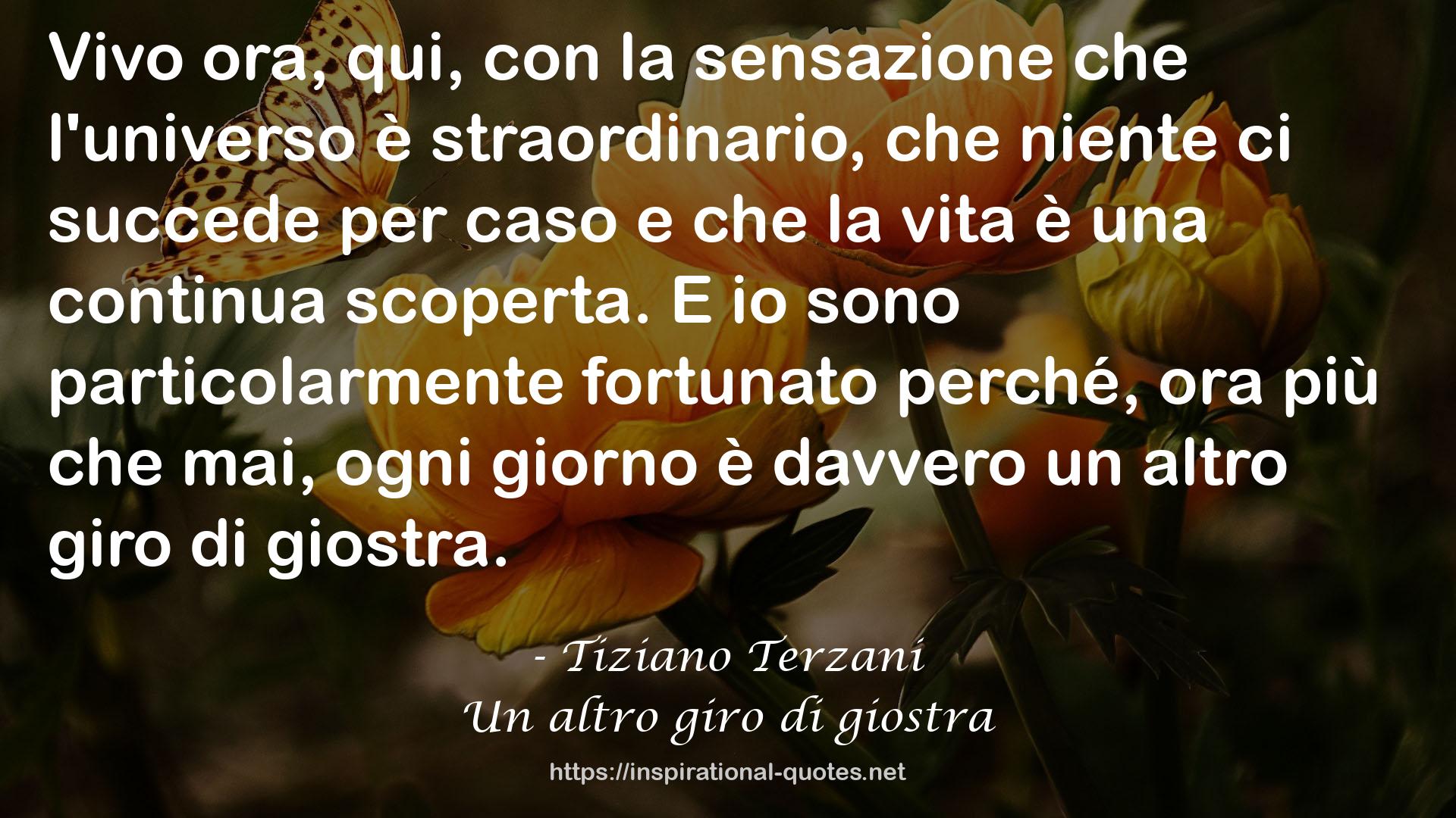 Un altro giro di giostra QUOTES