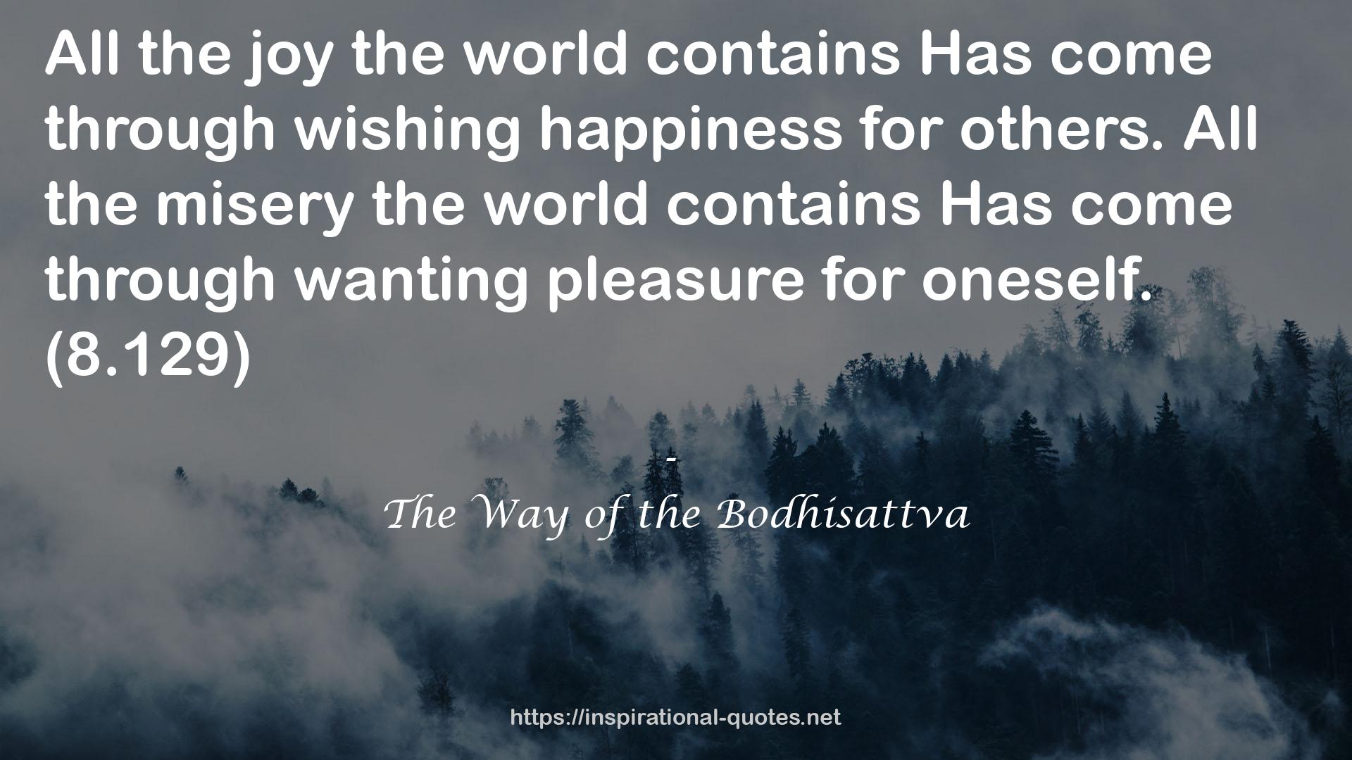 The Way of the Bodhisattva QUOTES