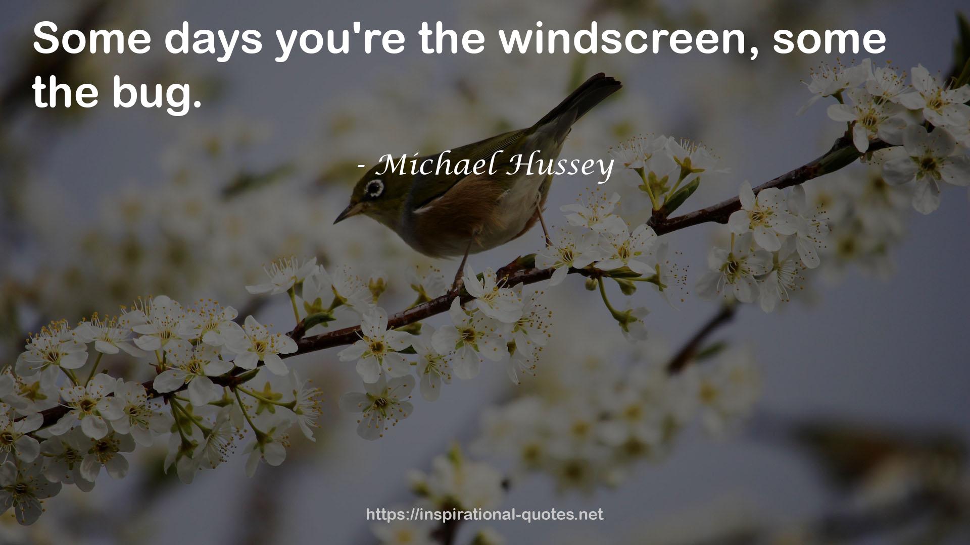 Michael Hussey QUOTES
