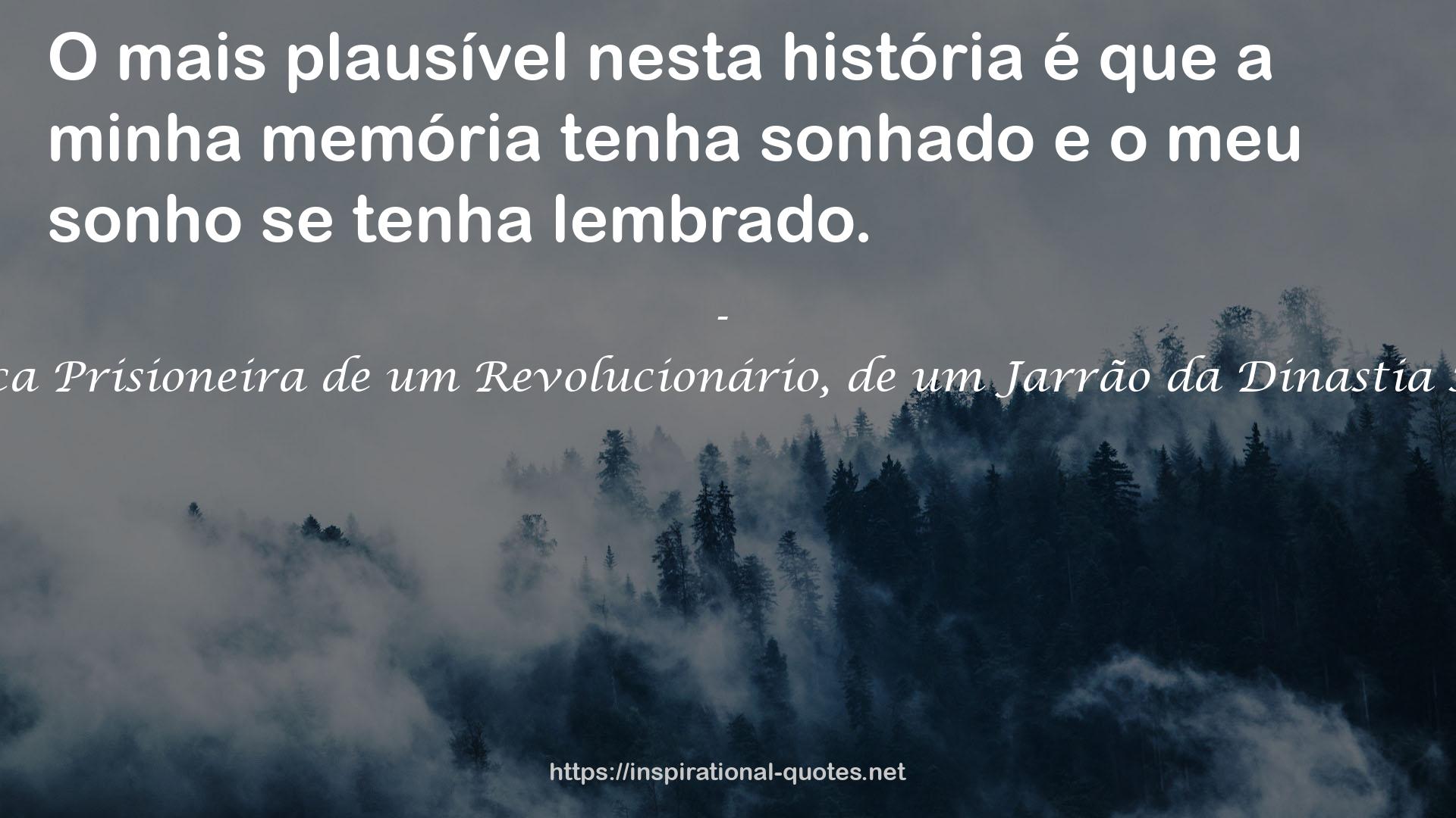 Desventuras de uma Criança Prisioneira de um Revolucionário, de um Jarrão da Dinastia Ming e Outras Coisas Assim QUOTES