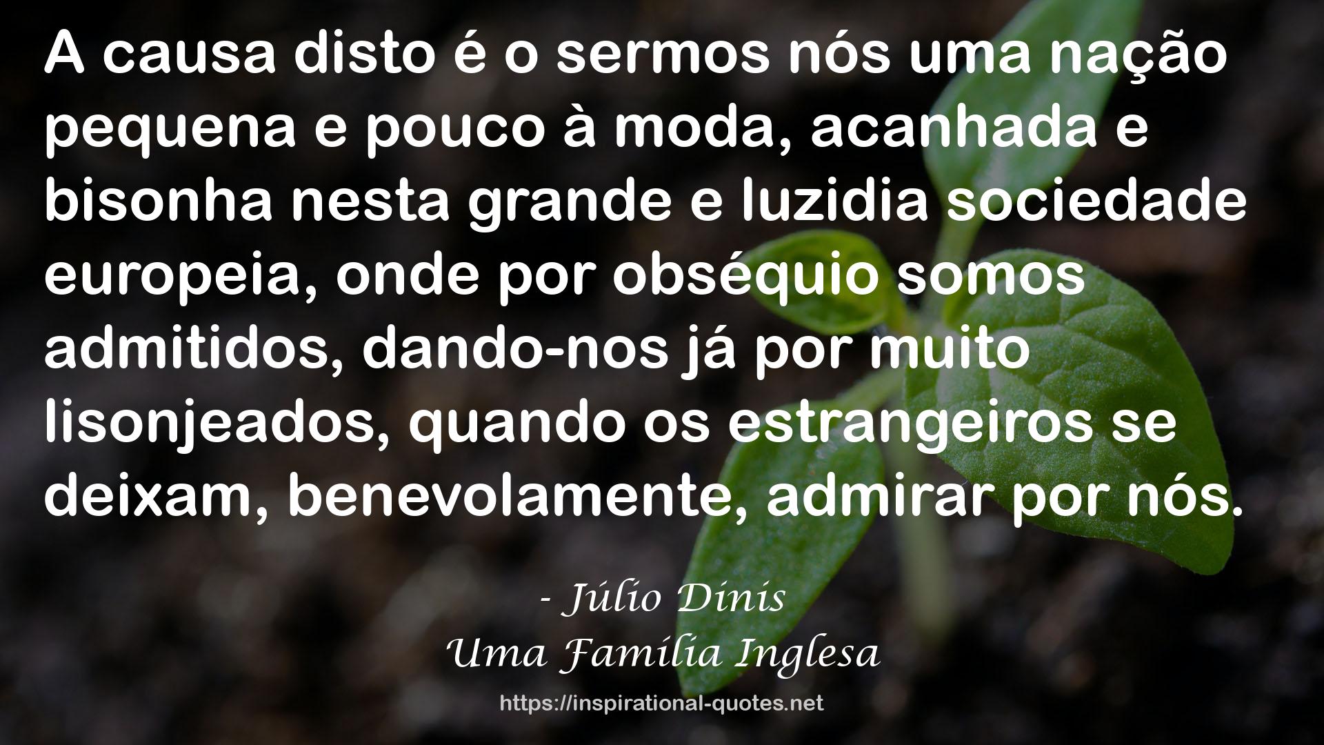 Uma Família Inglesa QUOTES