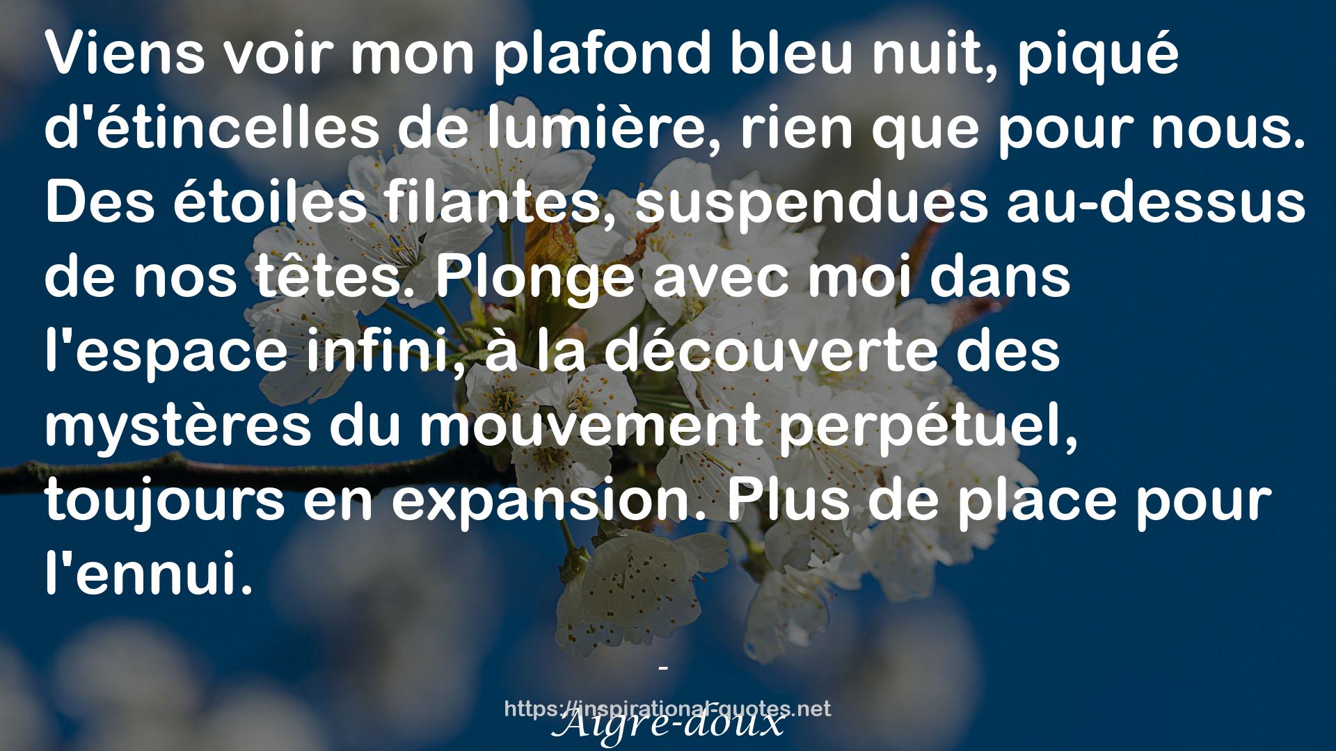 Aigre-doux QUOTES