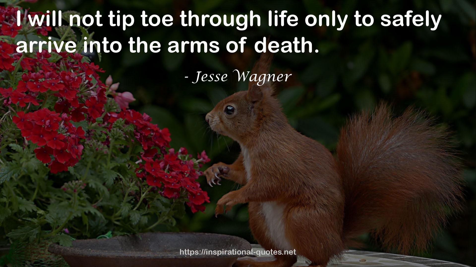 Jesse Wagner QUOTES