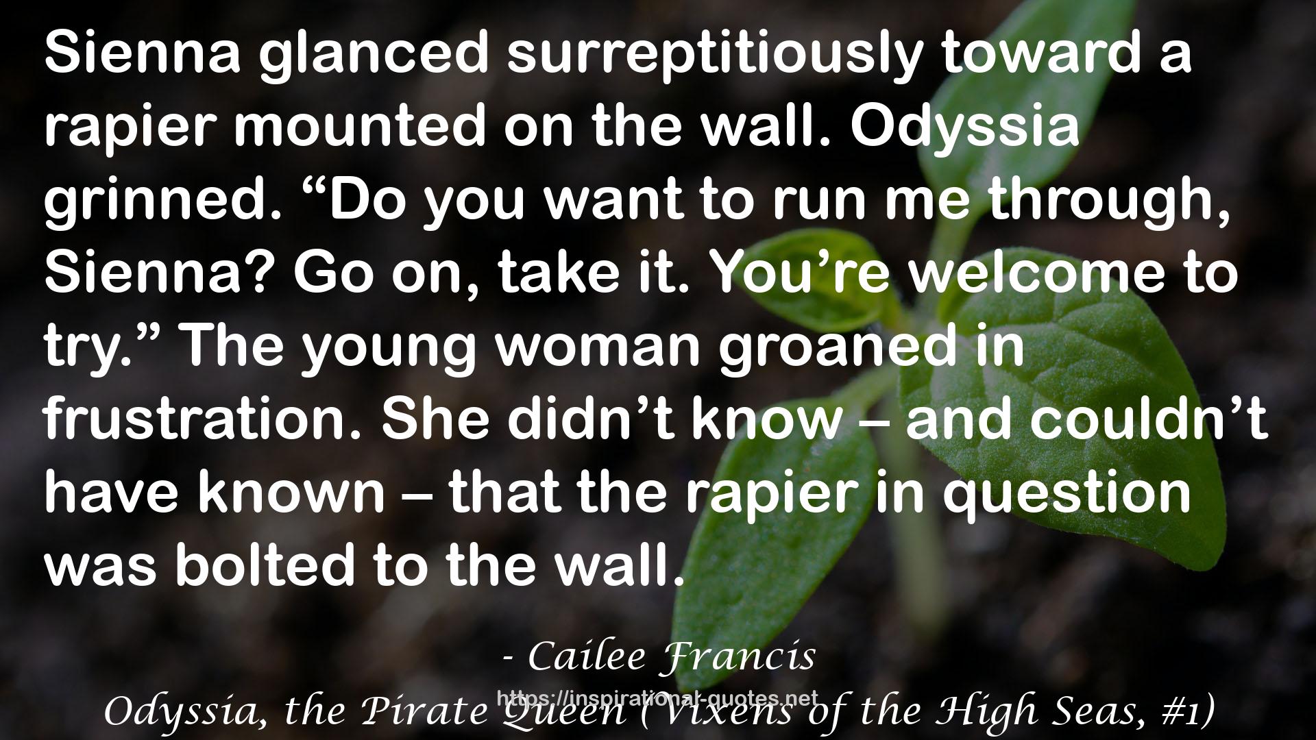 Odyssia, the Pirate Queen (Vixens of the High Seas, #1) QUOTES