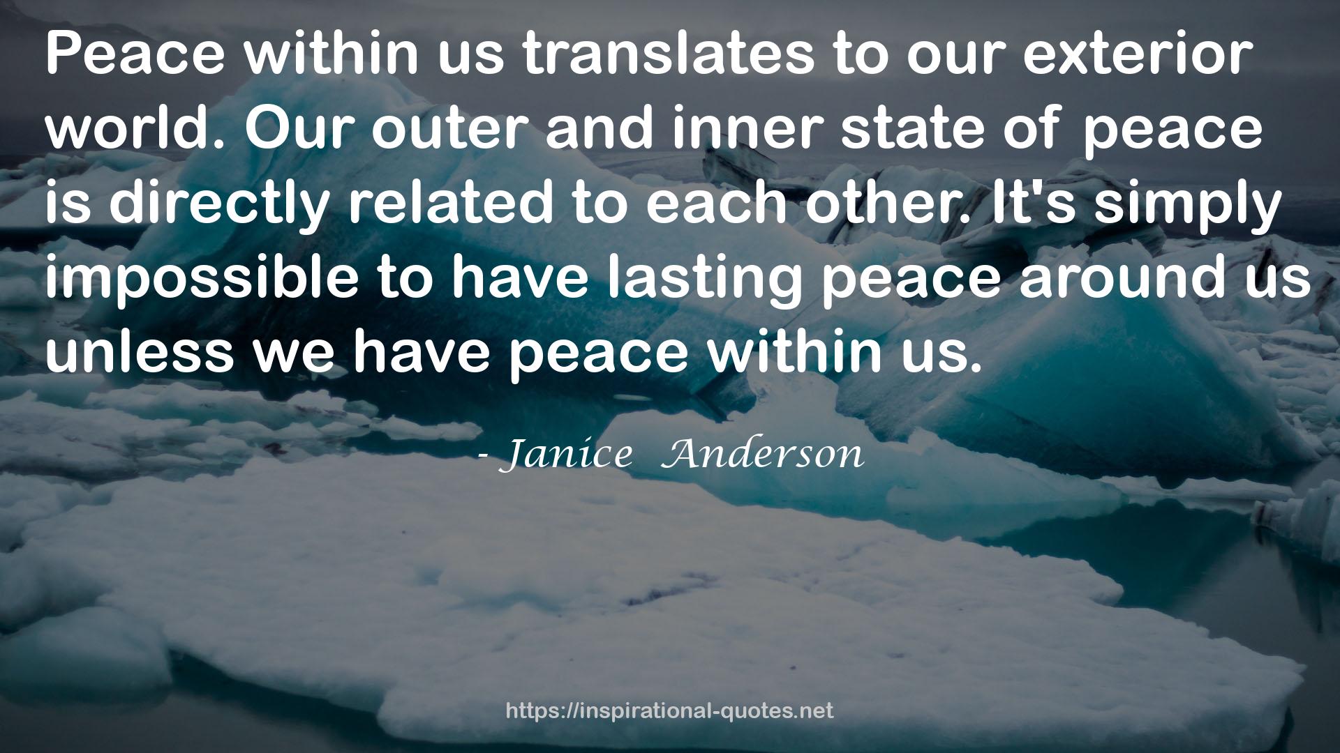 lasting peace  QUOTES