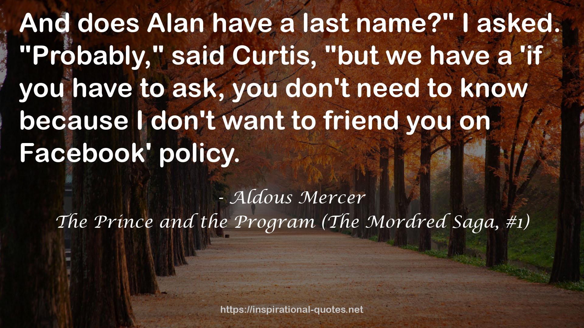 Aldous Mercer QUOTES