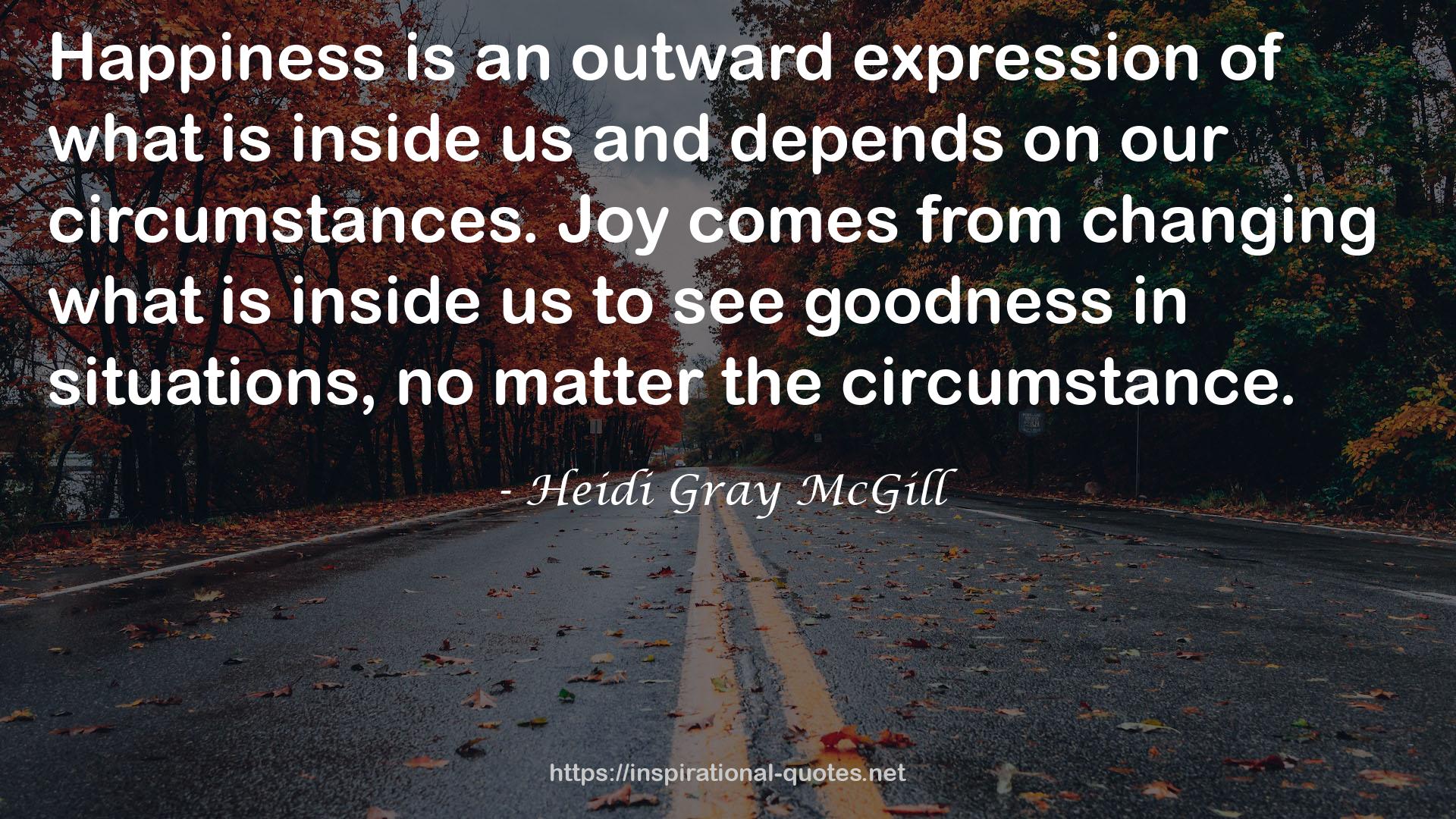 Heidi Gray McGill QUOTES