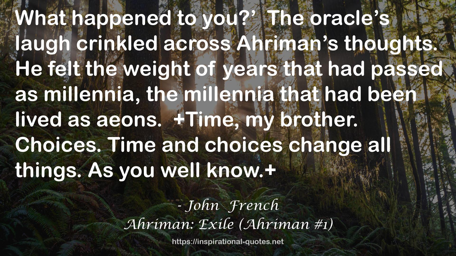 Ahriman: Exile (Ahriman #1) QUOTES