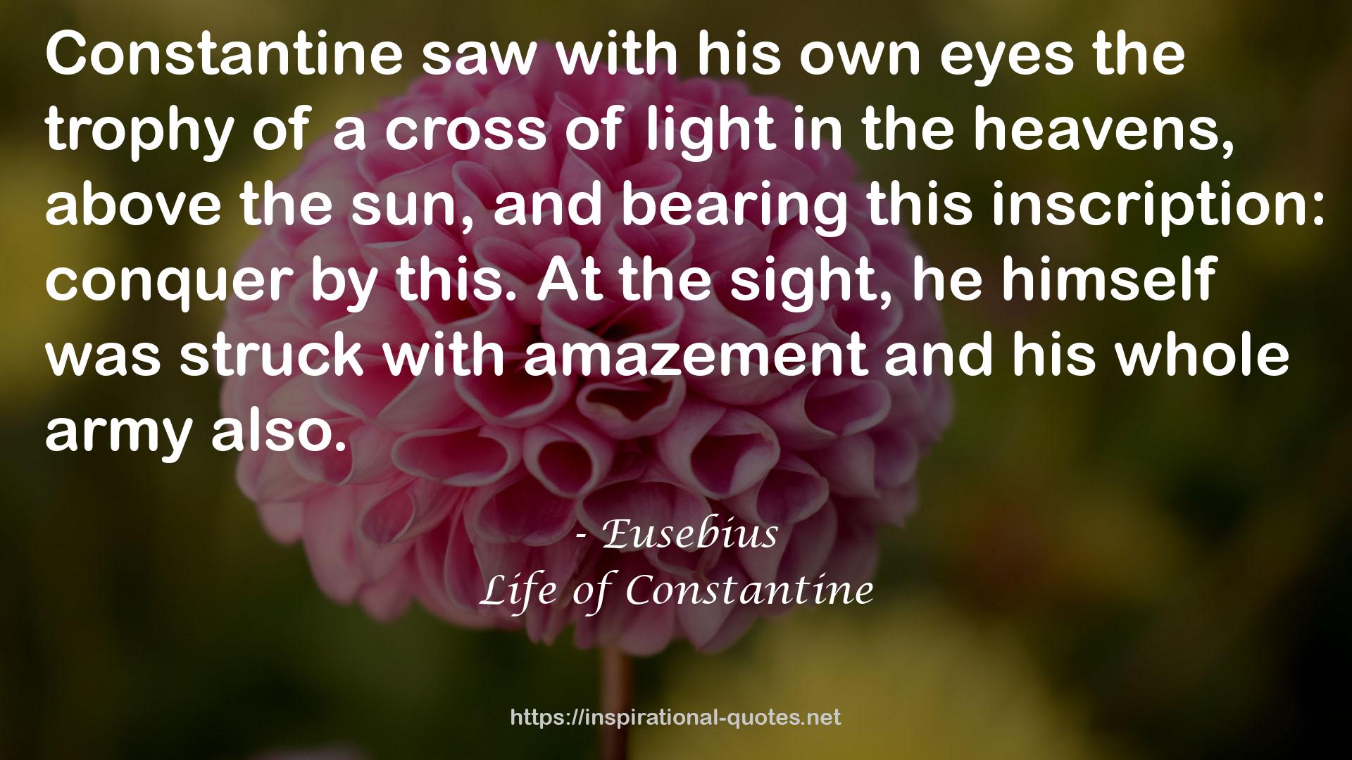 Life of Constantine QUOTES