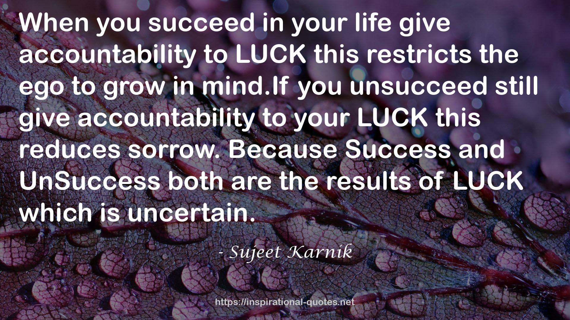 Sujeet Karnik QUOTES