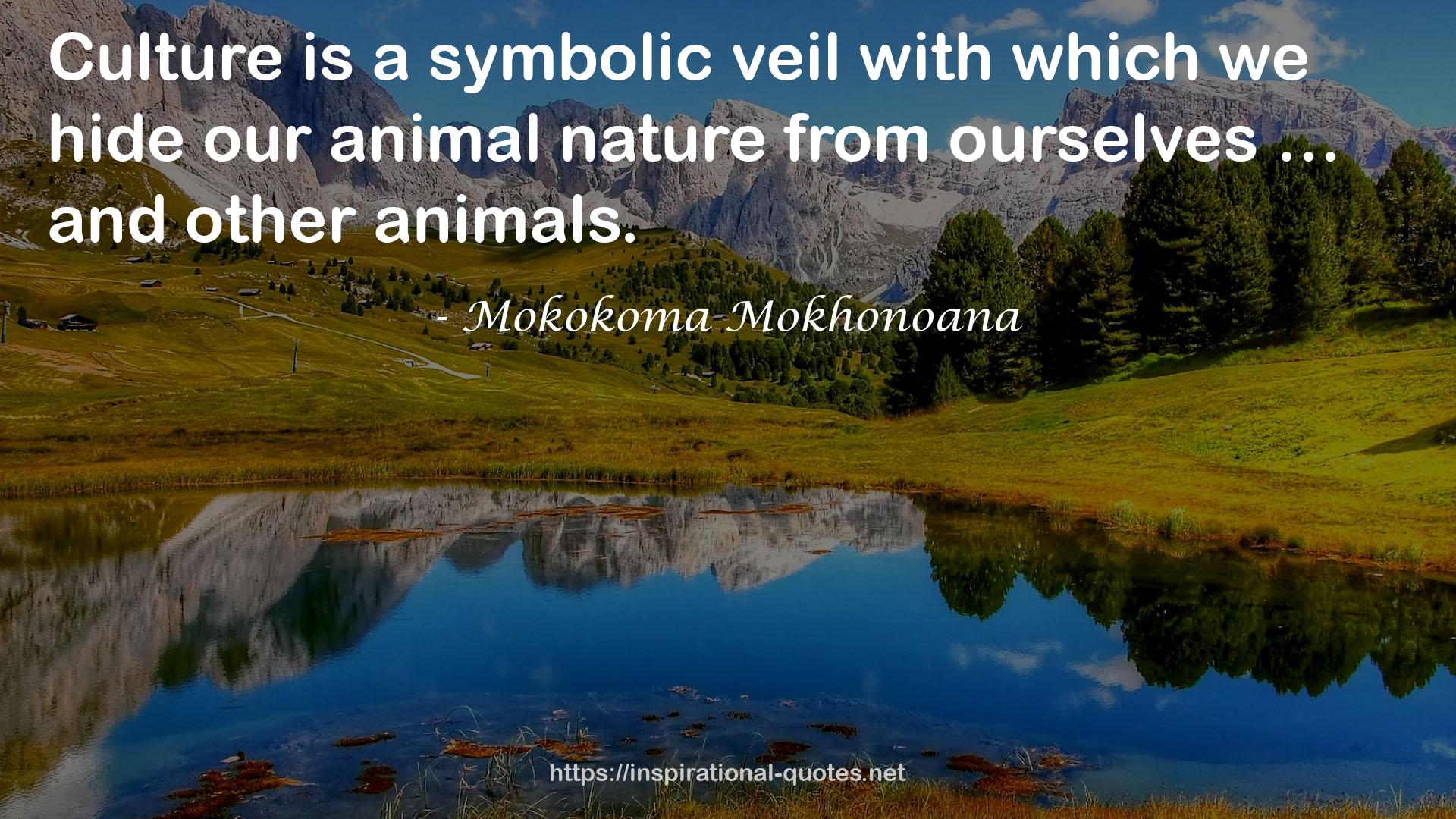 our animal nature  QUOTES