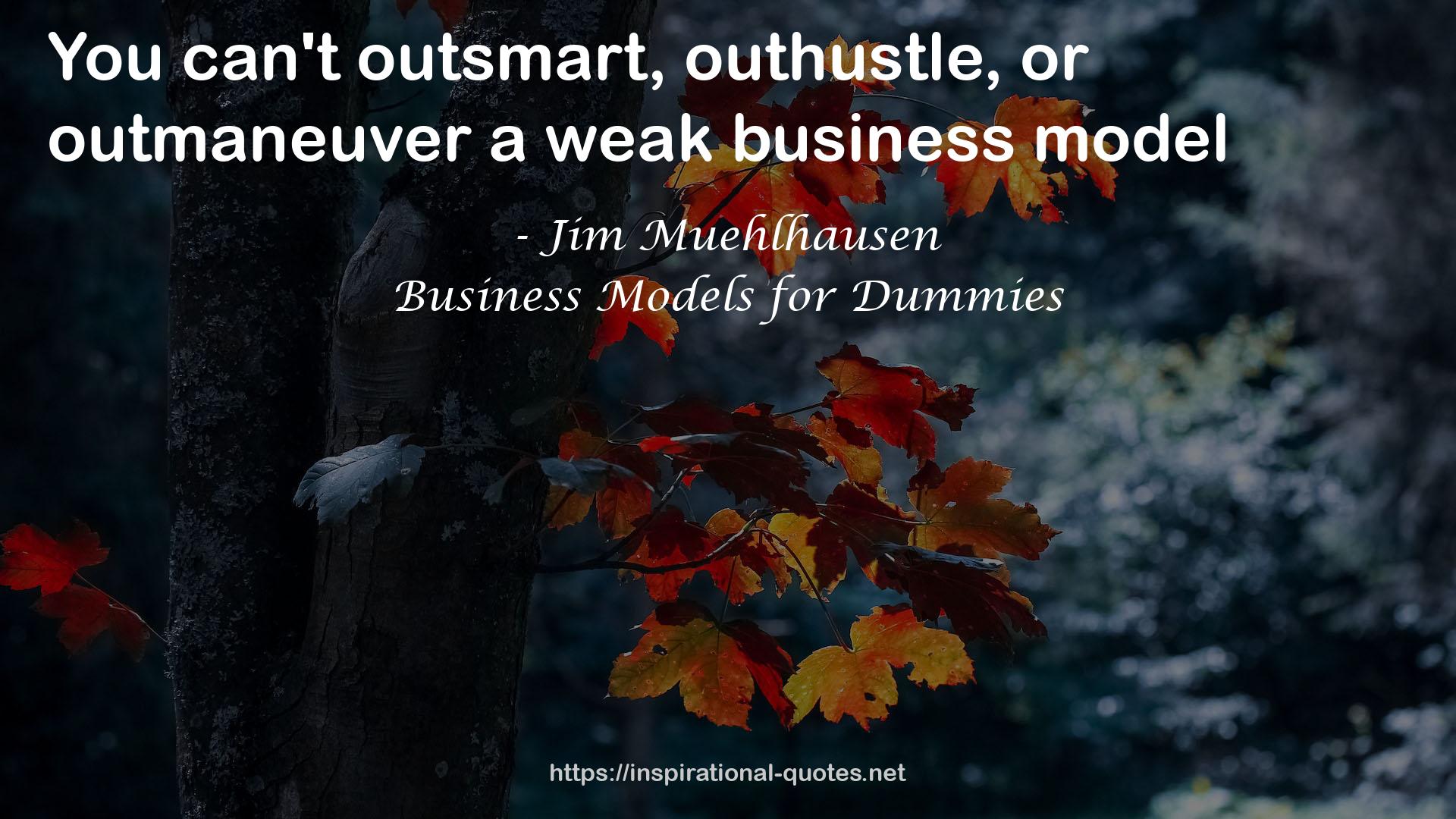 Business Models for Dummies QUOTES