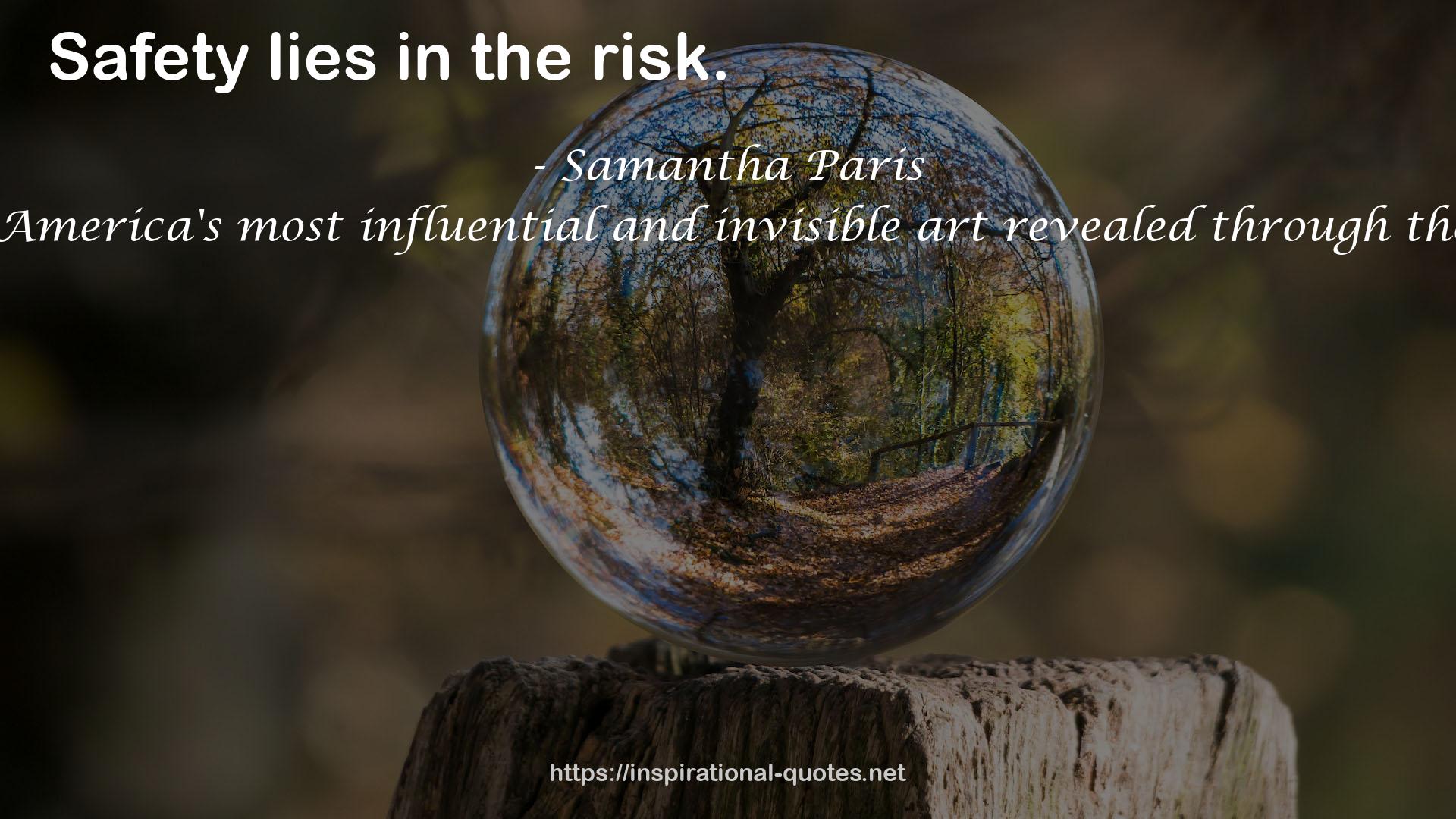 Samantha Paris QUOTES