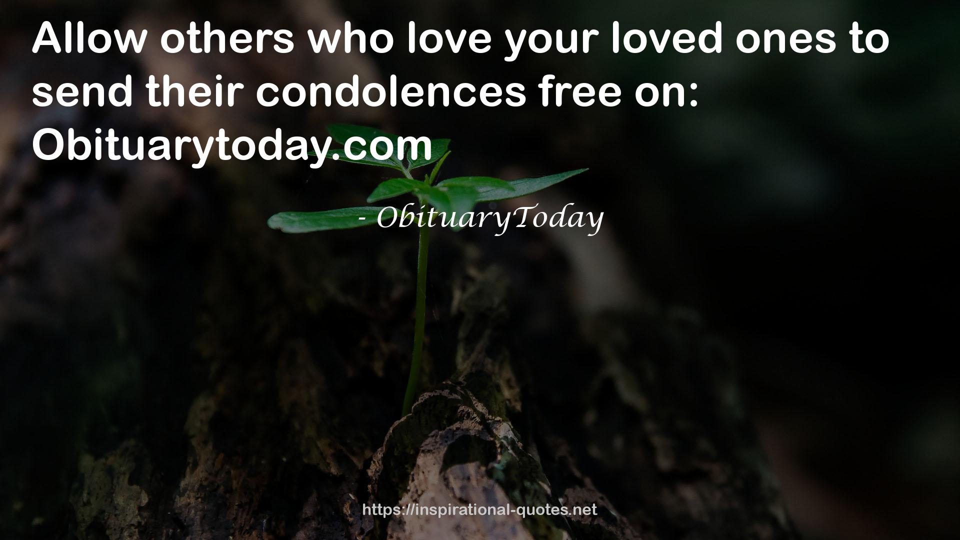 ObituaryToday QUOTES