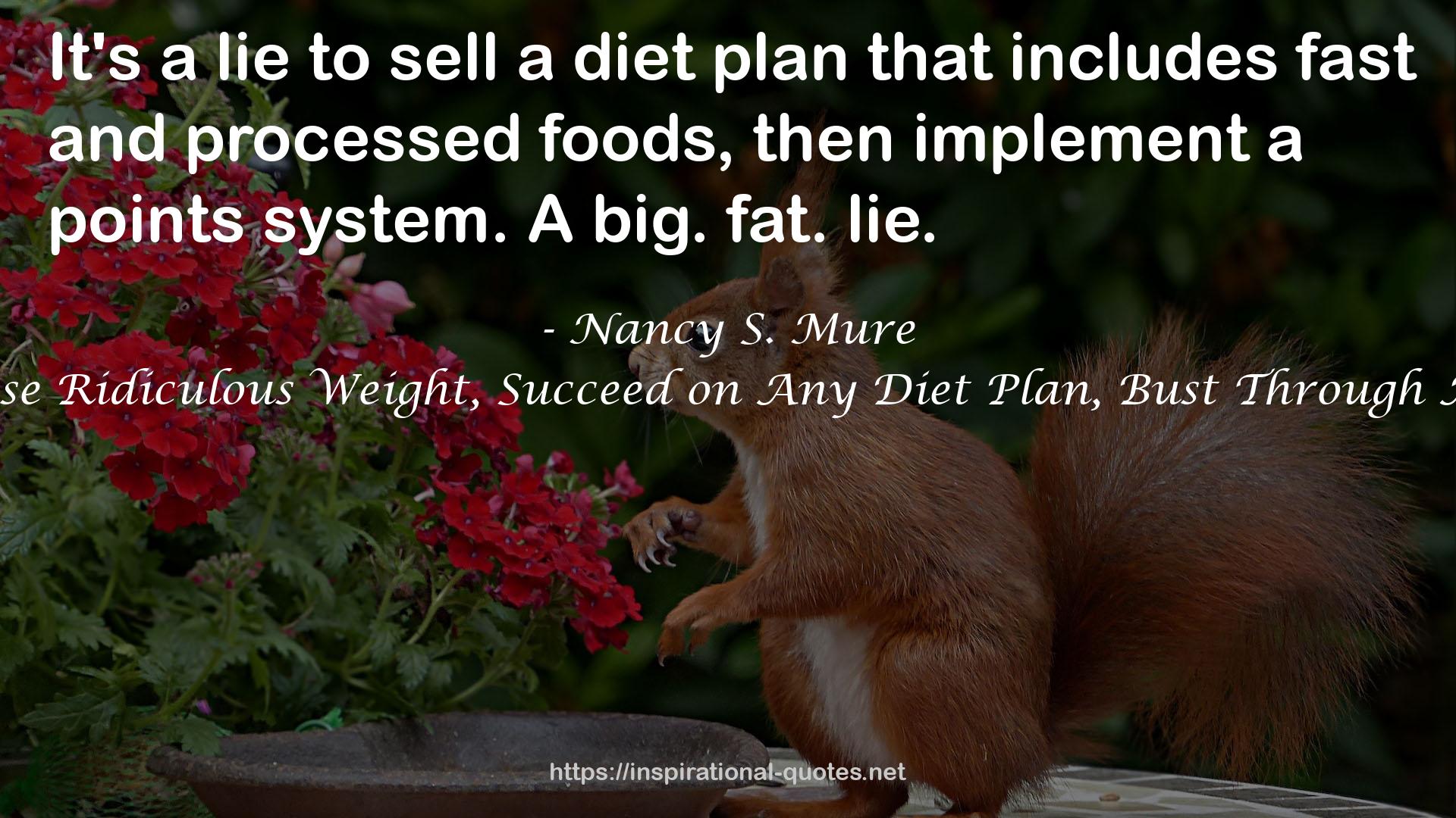 a diet plan  QUOTES