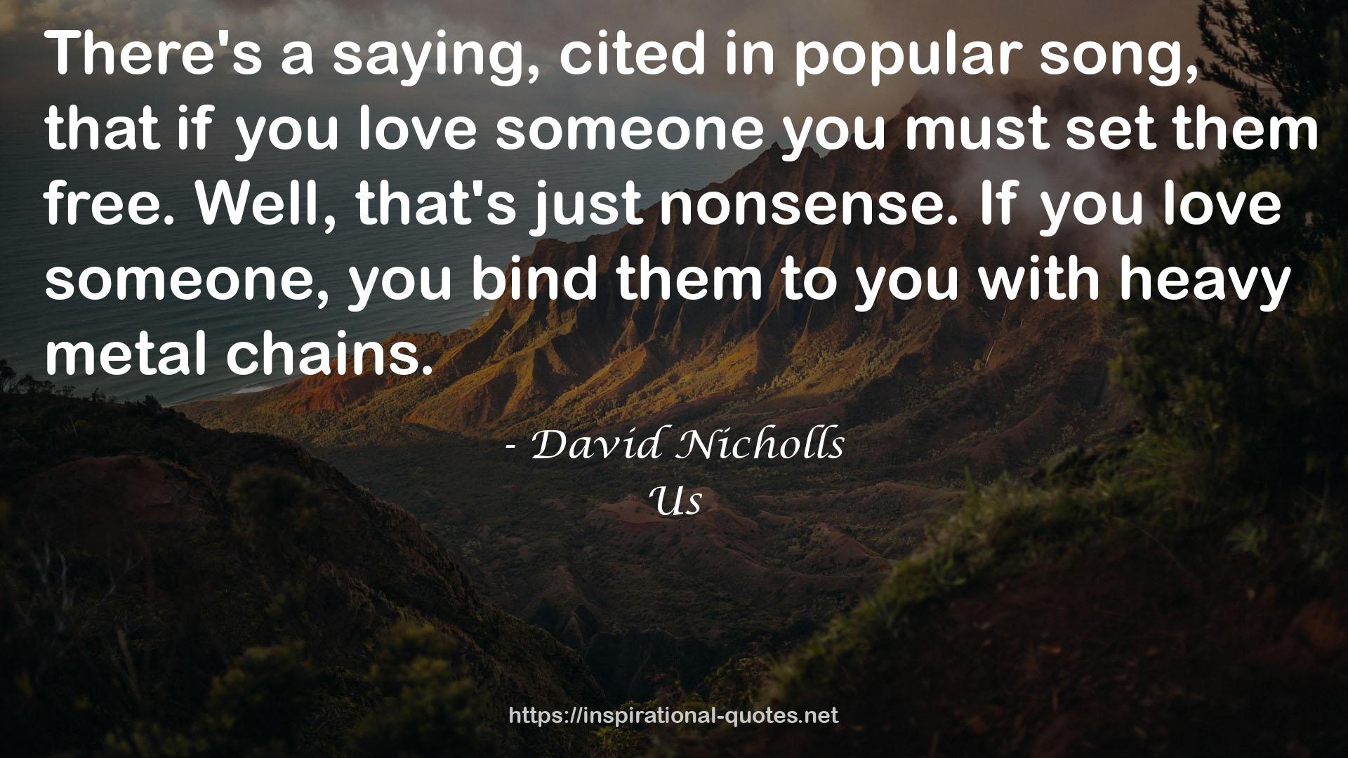 David Nicholls QUOTES