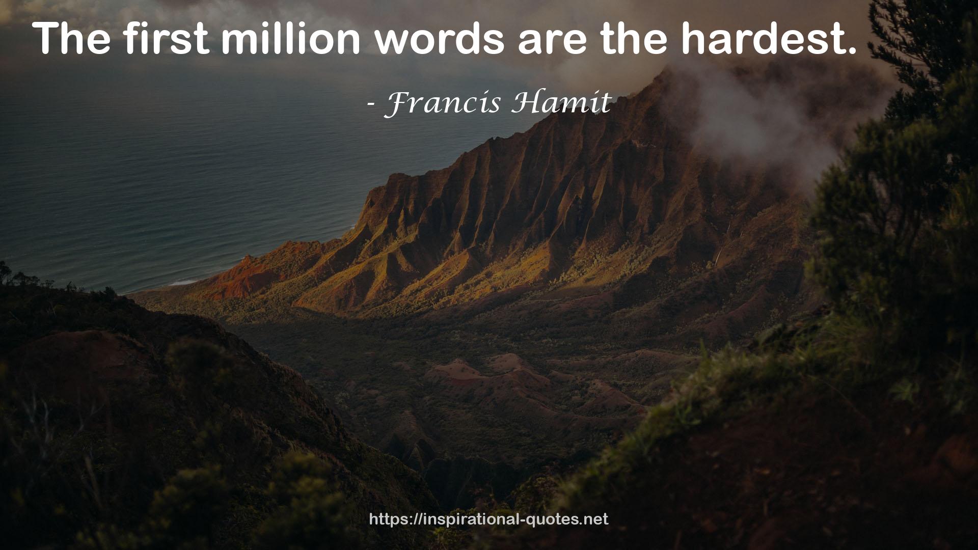 Francis Hamit QUOTES