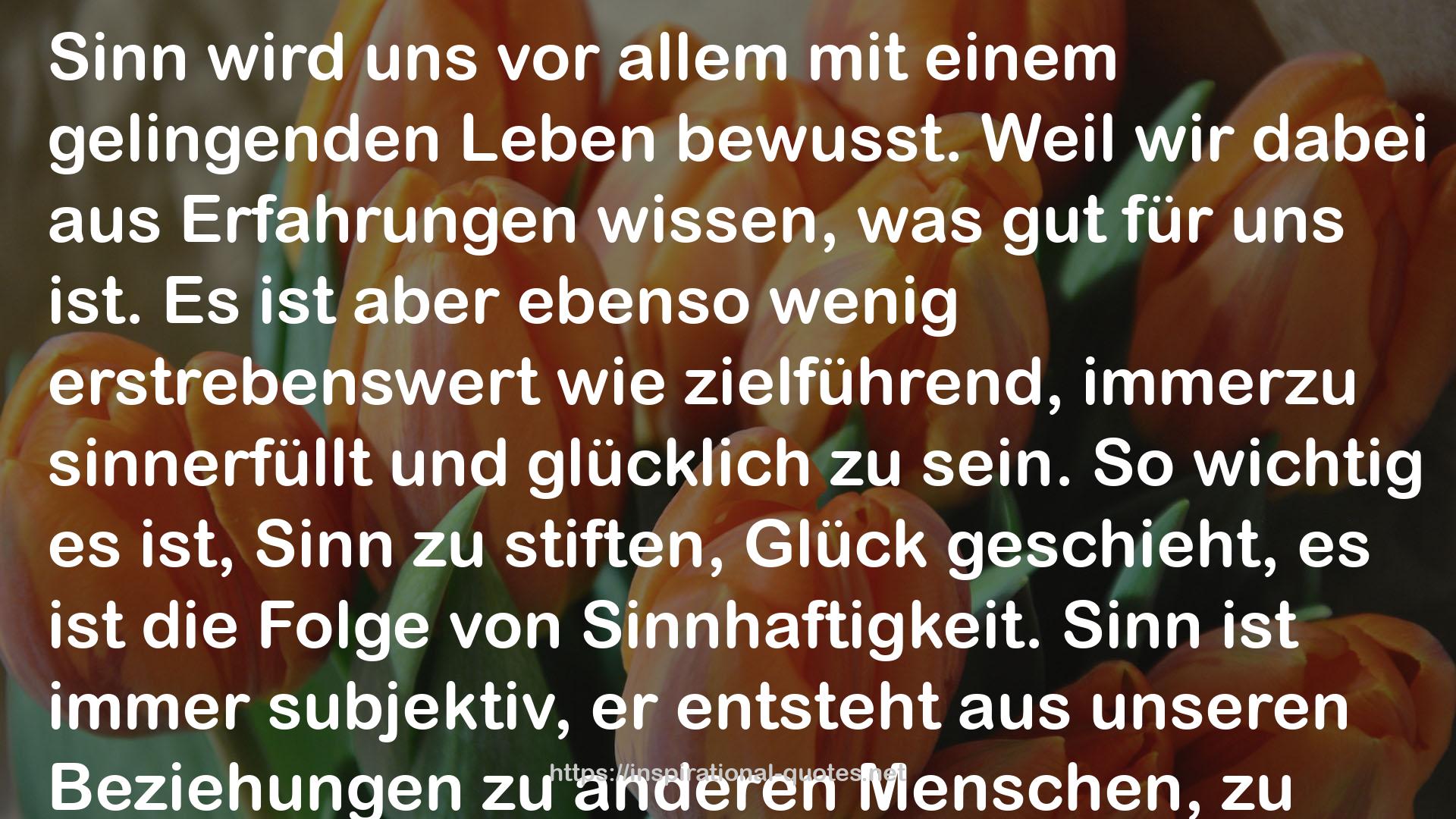 Über Leben QUOTES