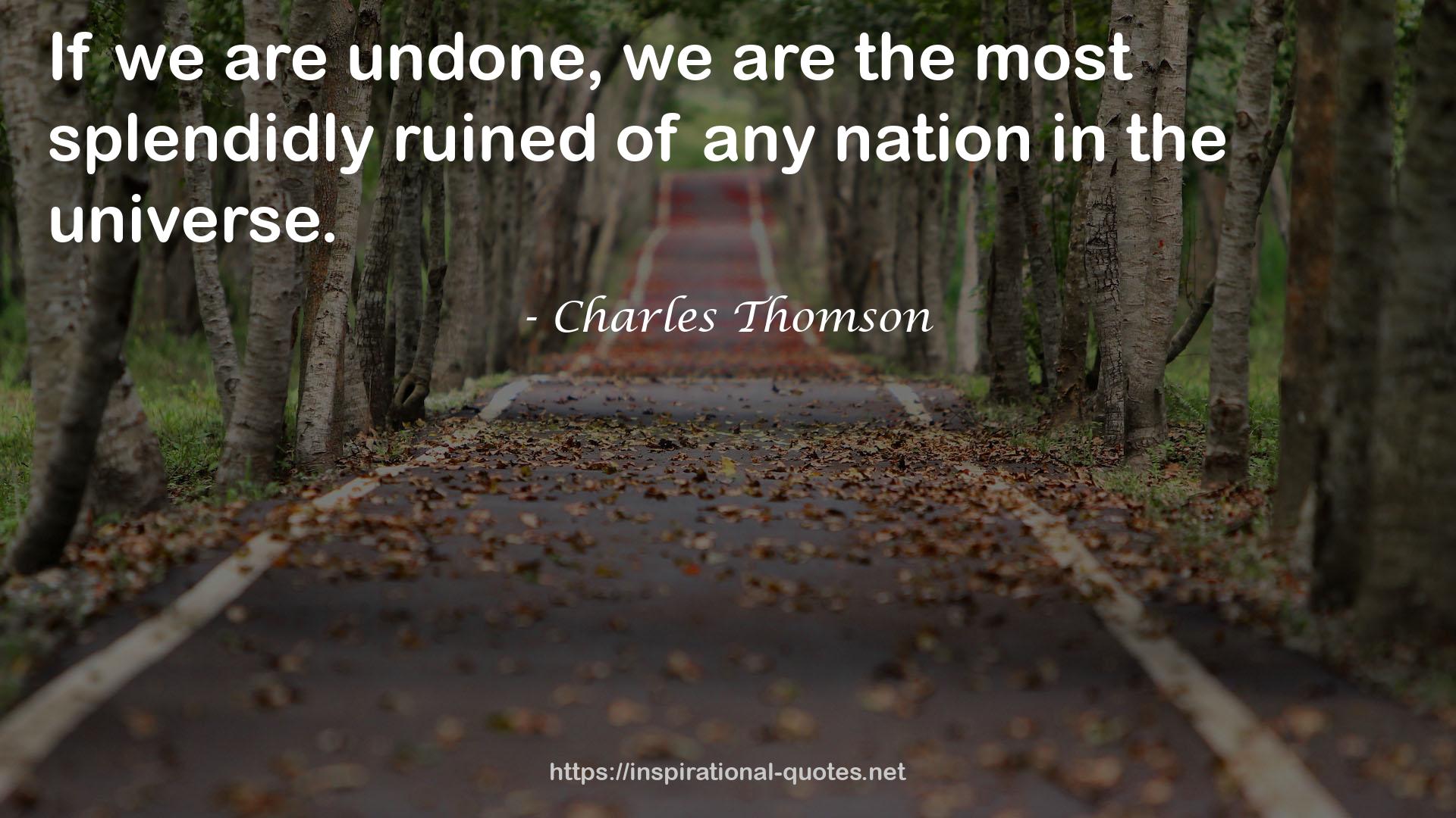 Charles Thomson QUOTES