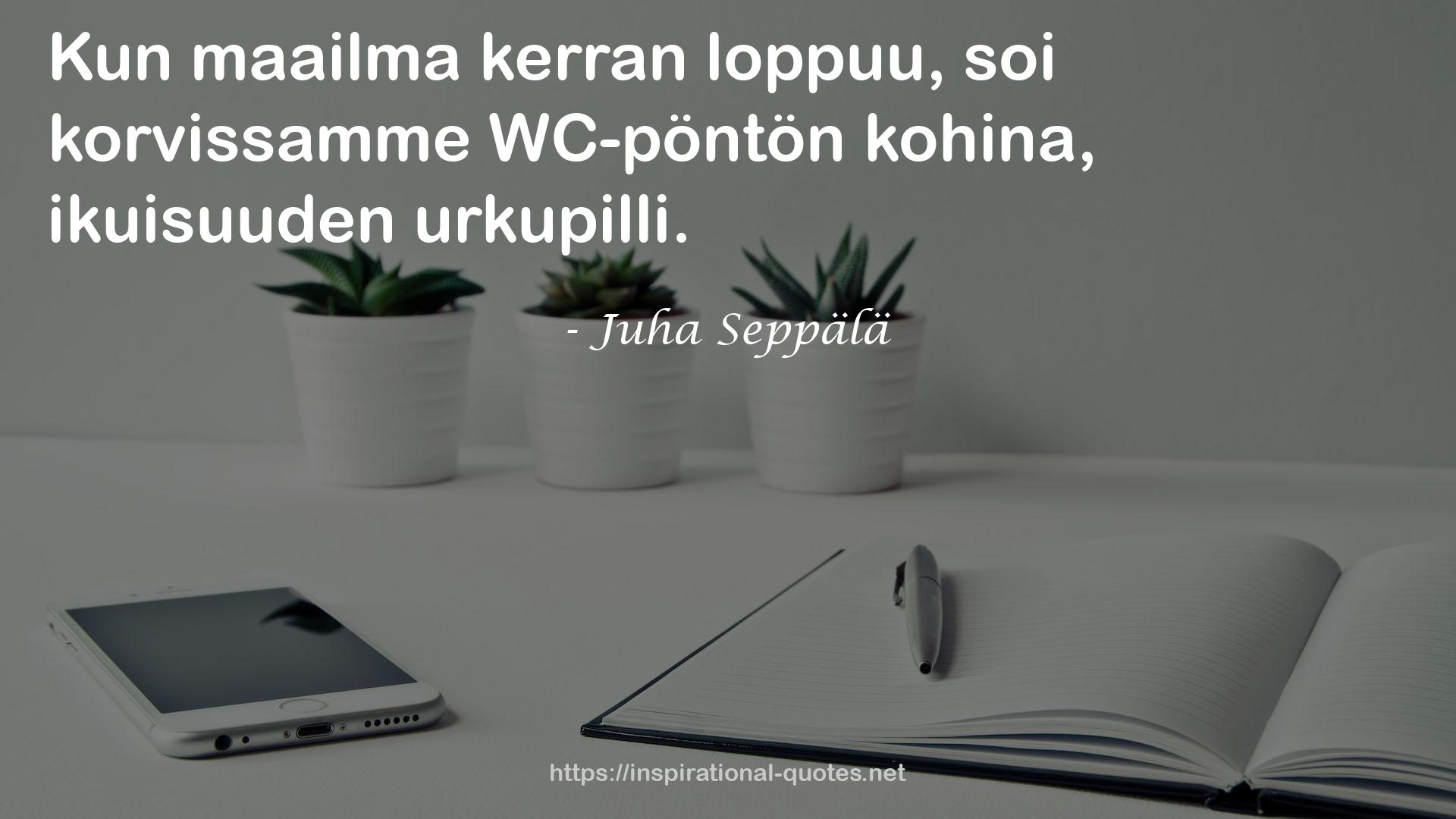 Juha Seppälä QUOTES