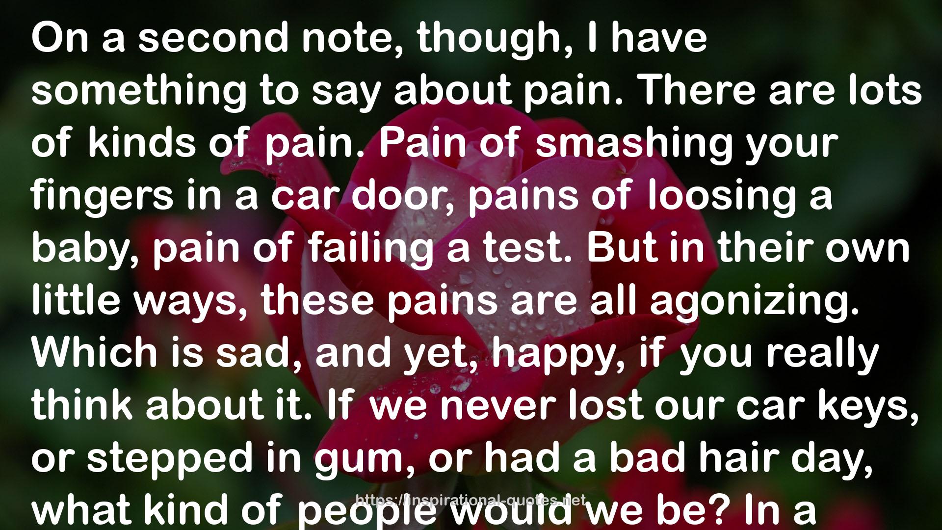 these pains  QUOTES