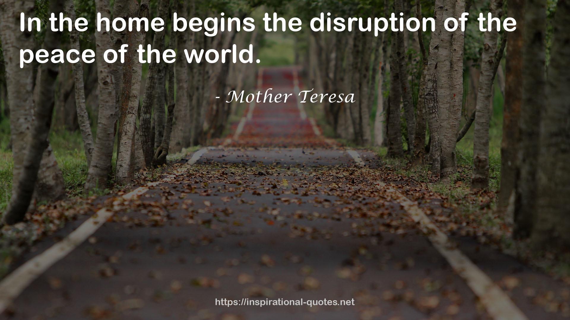 the disruption  QUOTES