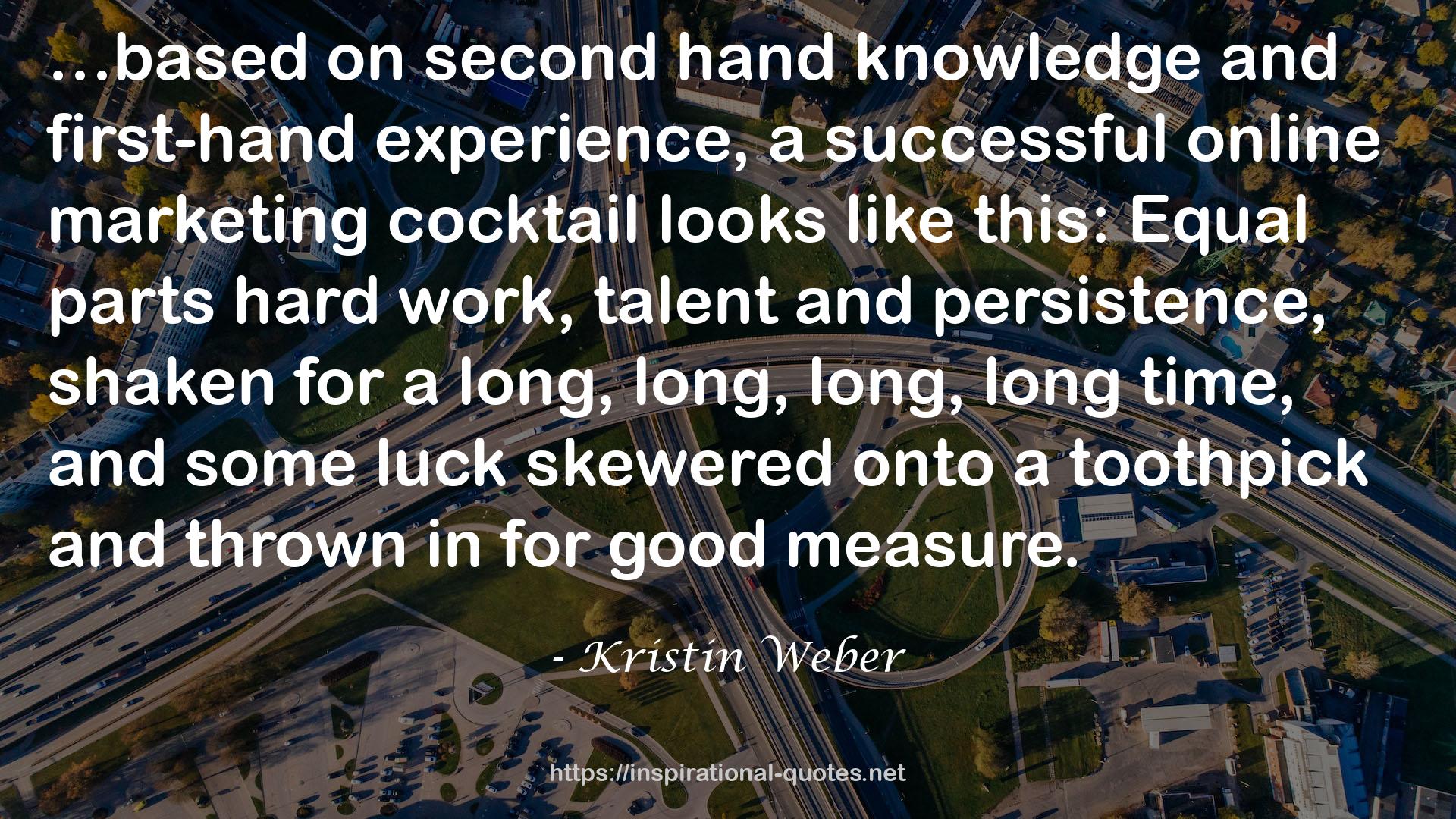 Kristin Weber QUOTES