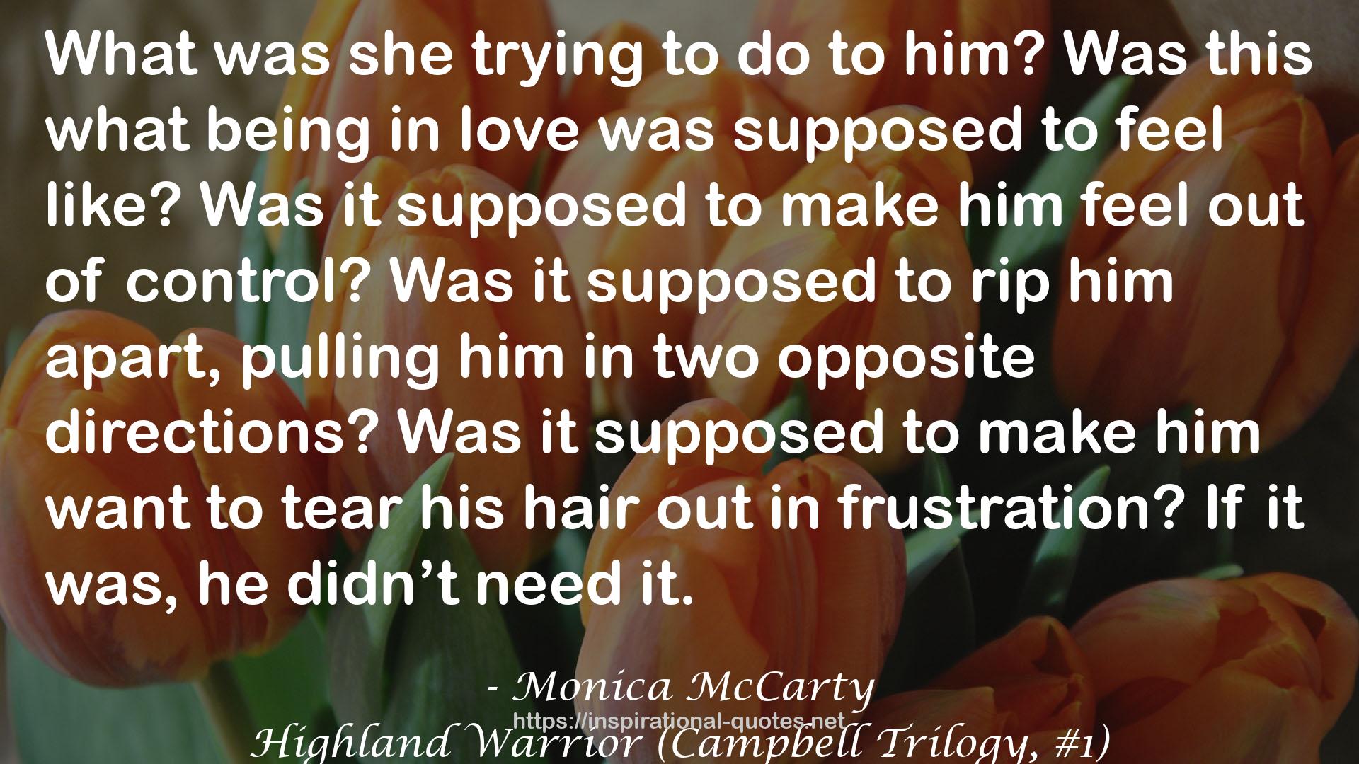 Highland Warrior (Campbell Trilogy, #1) QUOTES
