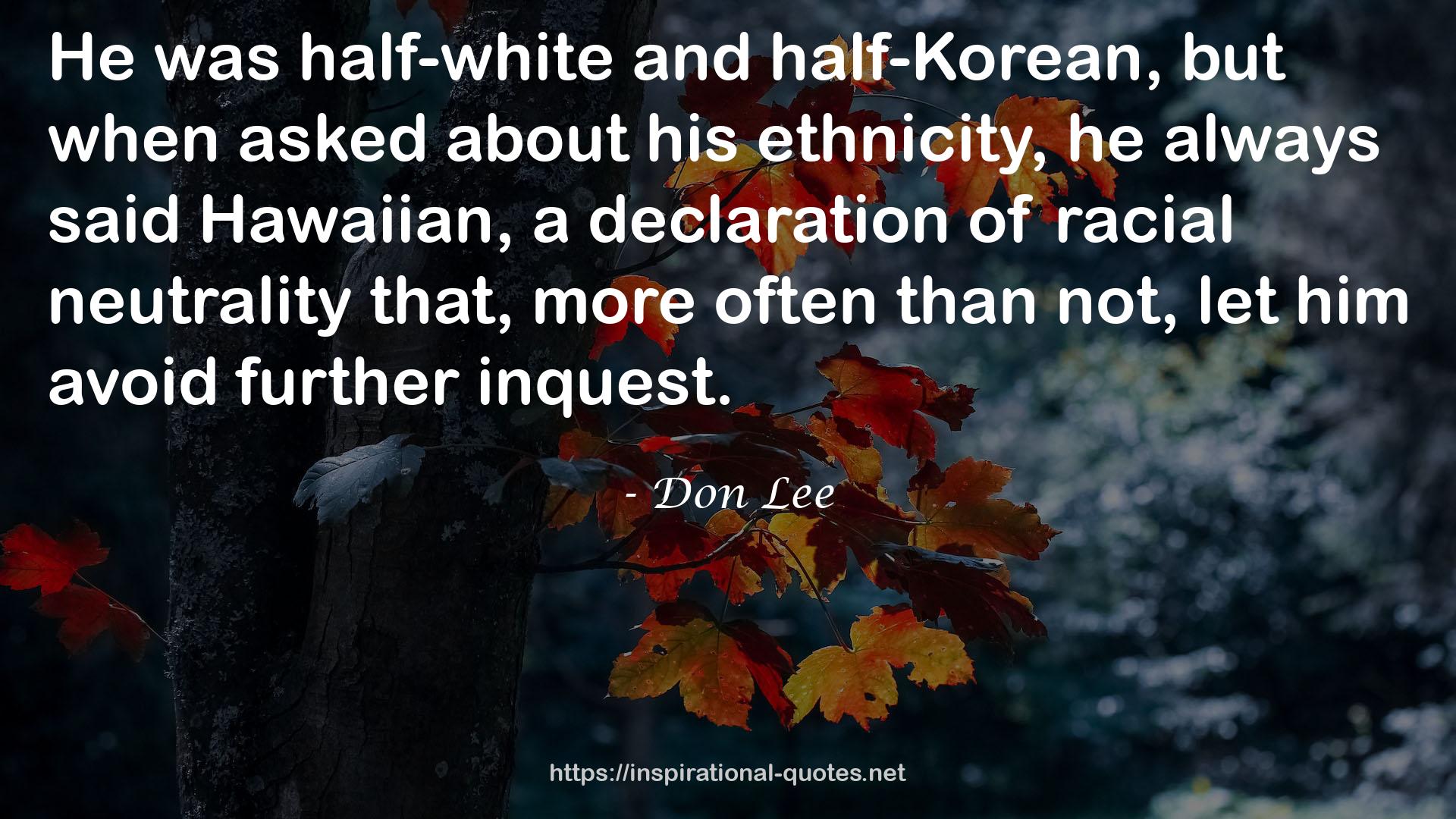 Don Lee QUOTES